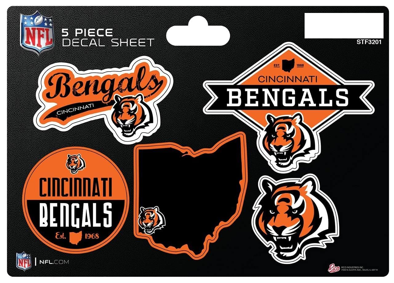 Rico Industries NFL 5-Pc Sticker Sheet