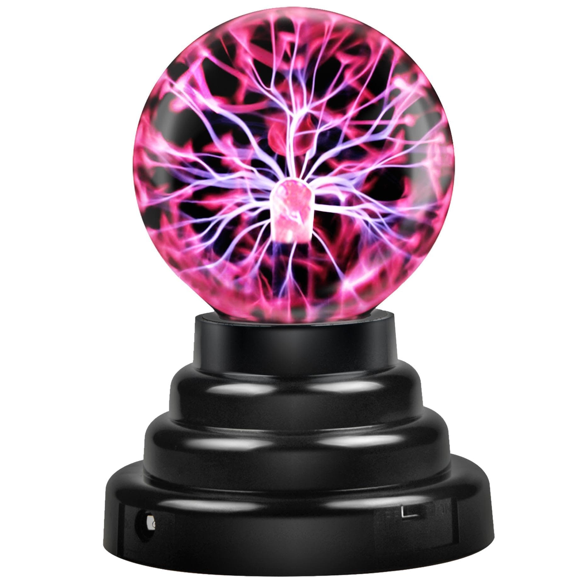 Plasma Ball Science Toy for Kids Touch Sensitive Plasma Globe Decorative Lamp Novelty Toy Halloween Christmas 3 inch