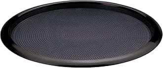 Service Ideas TR1614RIBX Tray with Removable Insert, 14" Round, Stainless Steel, Black Onyx