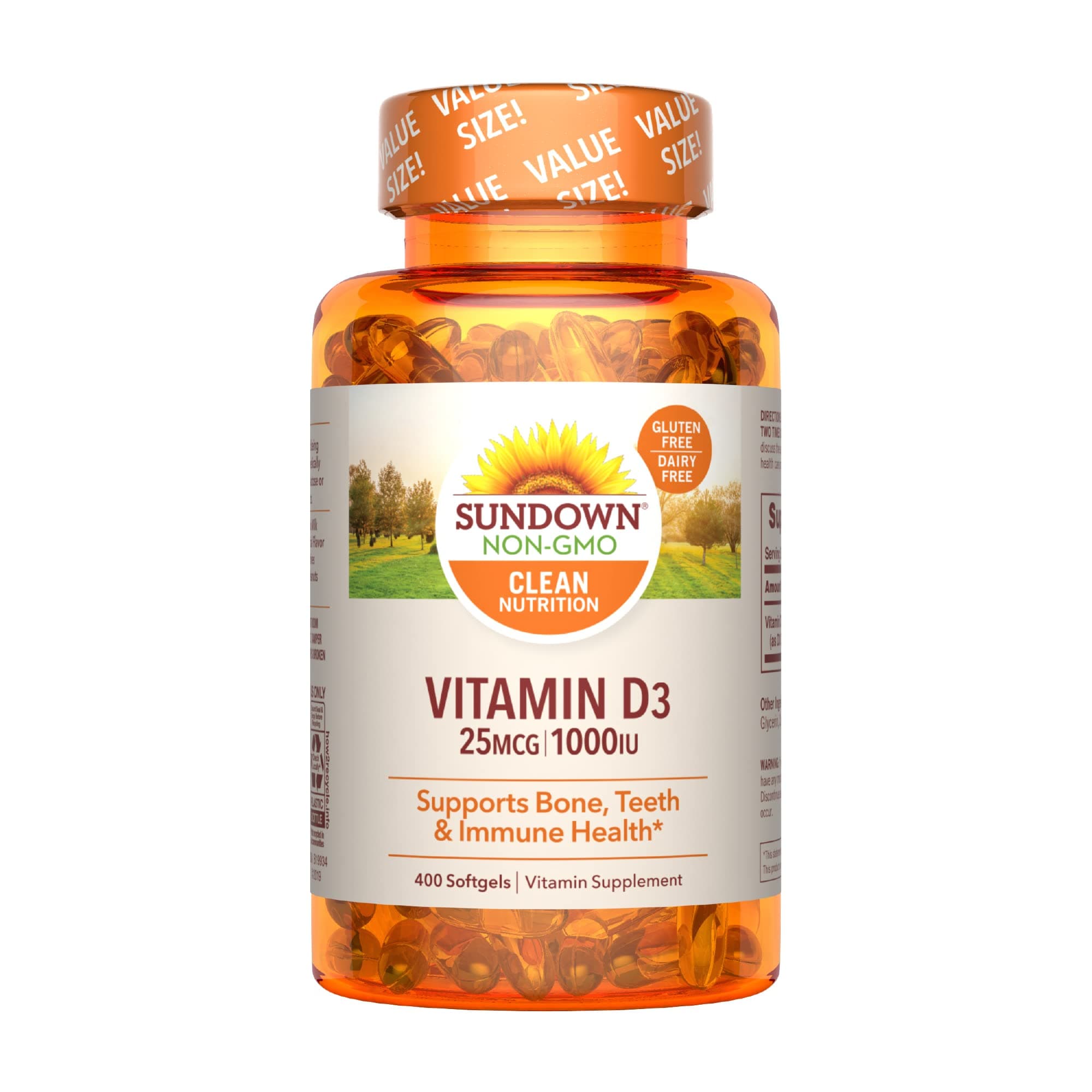 Vitamin D3, 400 Softgels