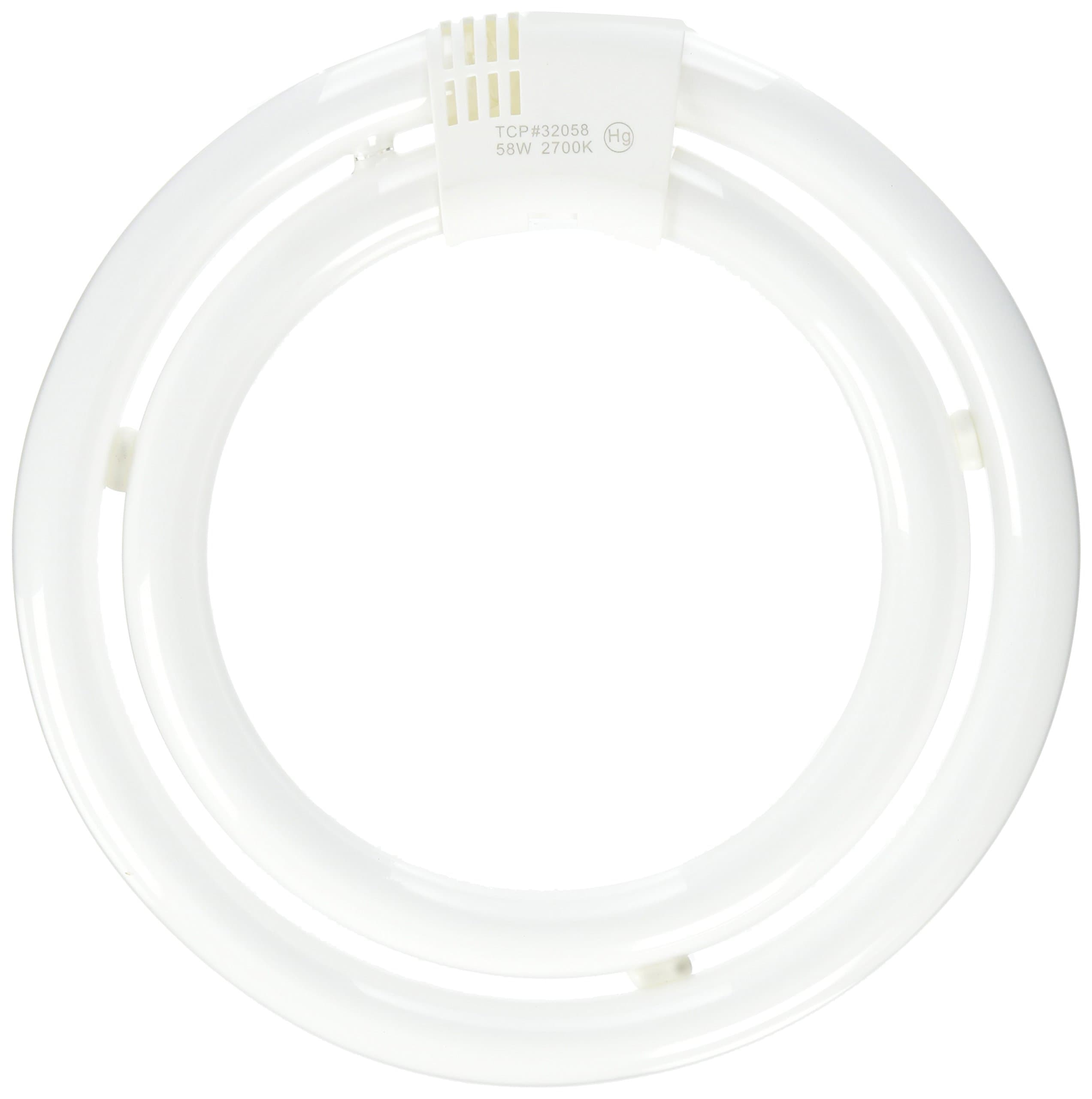 TCP CFL Circle Lamp, 200W Equivalent, Soft White (2700K) T6 Circline Lamp
