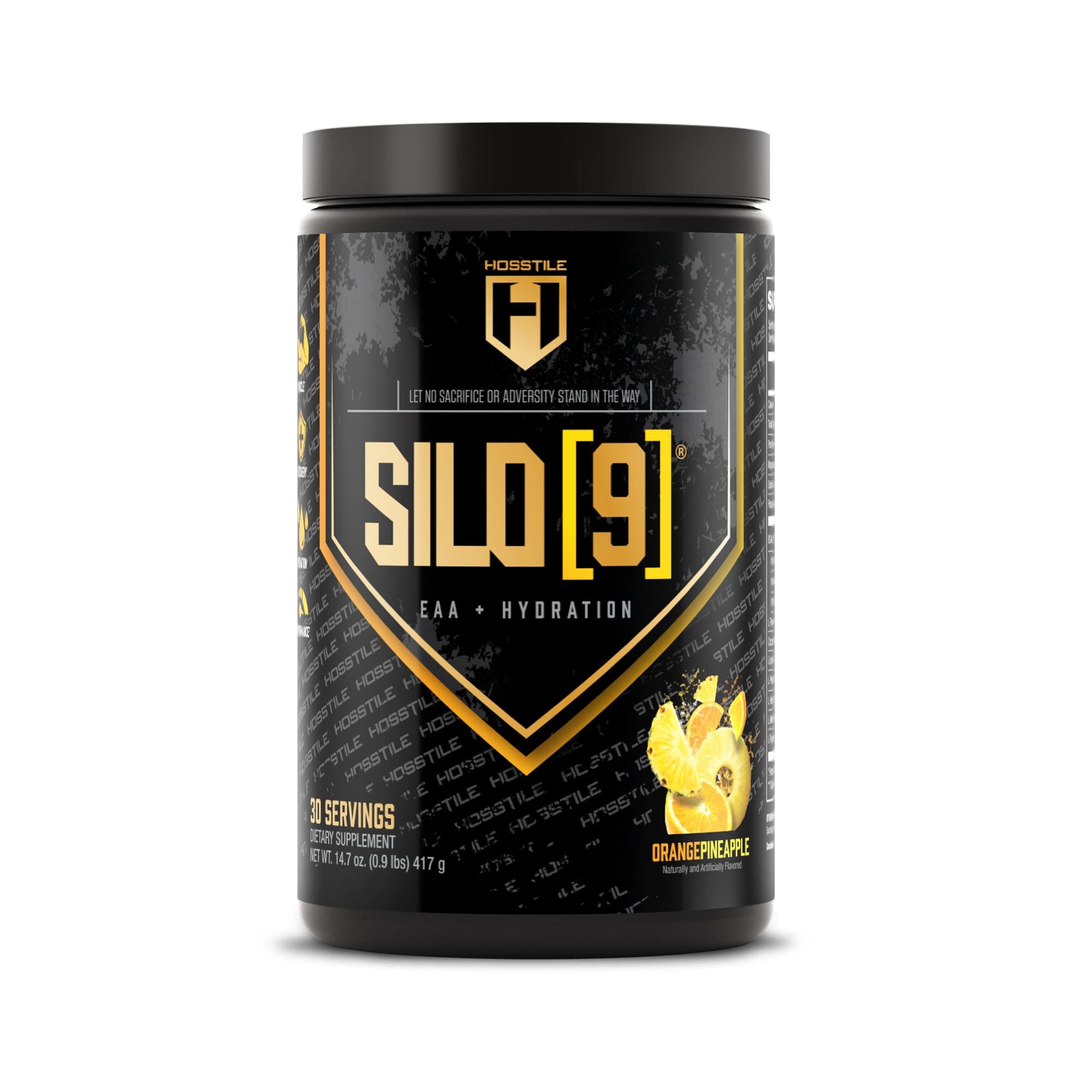 SILO[9] EAA + Hydration Powder – Essential Amino Acids with Electrolytes, EAA BCAA Intra Workout Powder & Post Workout Recovery, Orange Pineapple, 30 Servings