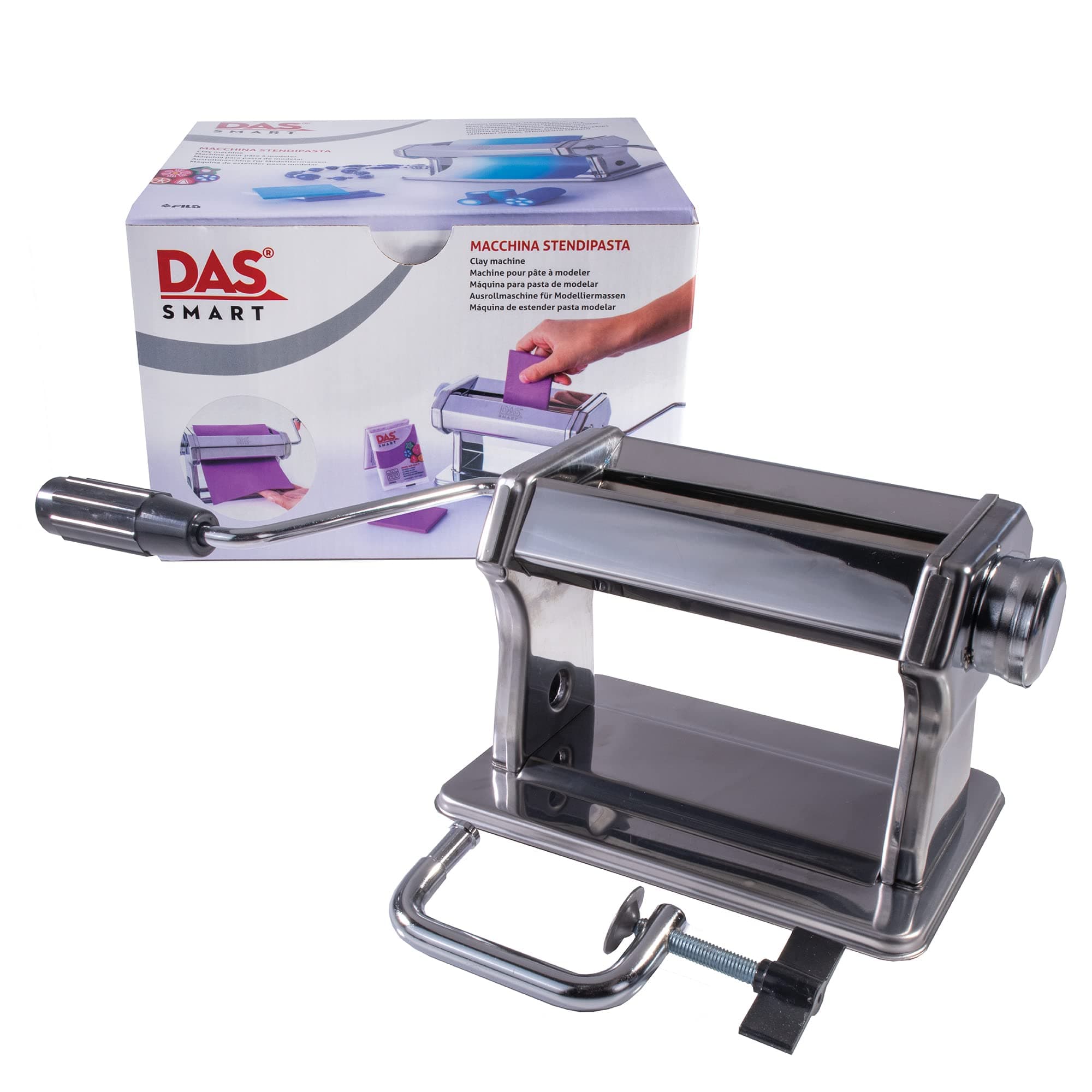 DAS Smart Metal Clay Rolling Machine, 8.6 by 6.3 by 5.5 Inches