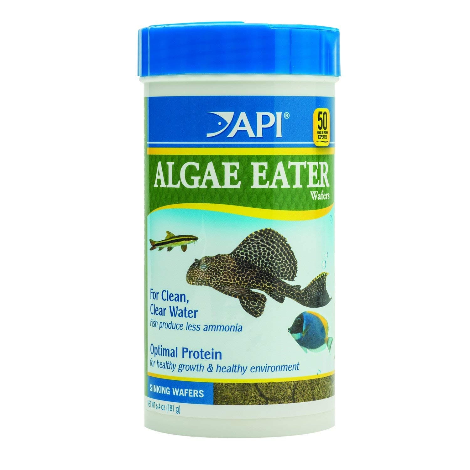 API Algae Eater Alage Wafer, 6.4-Ounce by API