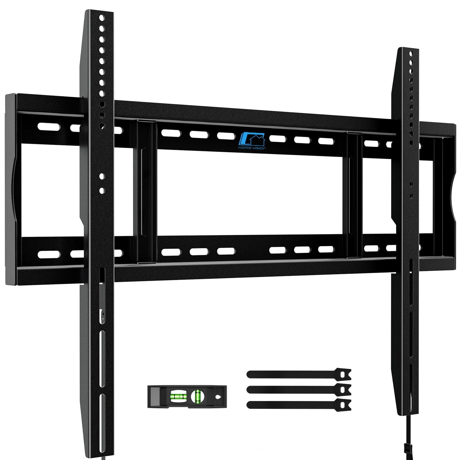 - HOME VISION Heavy Duty Fixed TV Wall Mount Bracket for 48-120 Inch Extra Large Flat Screen Smart TVs, 264 Lbs Capacity, Max VESA 800x600 mm, Stud Spacing 12"-28", Low-Profile Flush Slim Design, HV8801