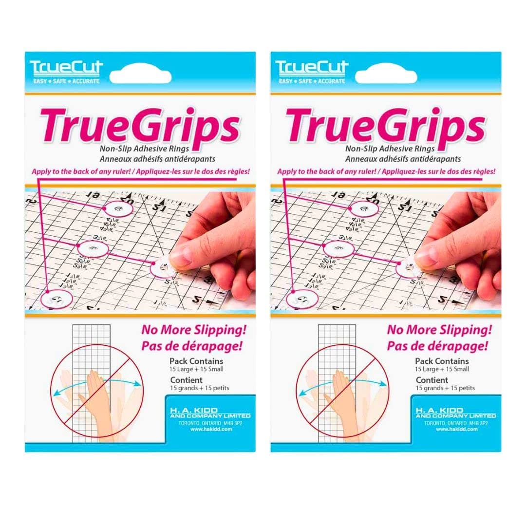 TrueCut Non-Slip Ruler Grips, 30/Pkg (Twо Pаck)