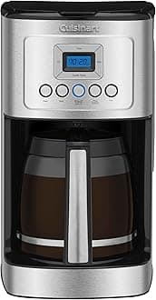 Cuisinart DCC-3200 14-Cup Glass Carafe with Stainless Steel Handle Programmable Coffeemaker, Silver
