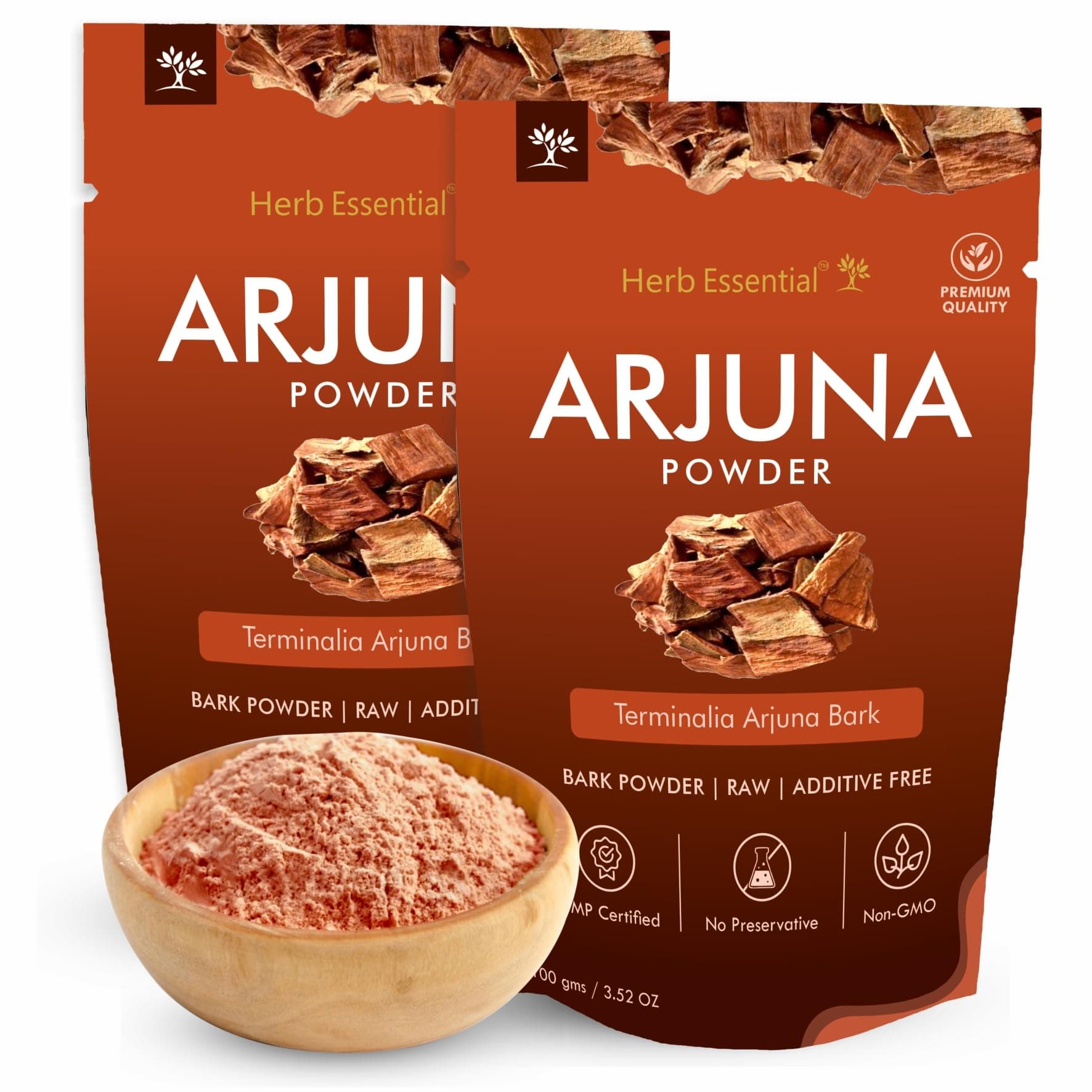 Herb Essential Arjun Powder - 100 G (Pack Of 2)