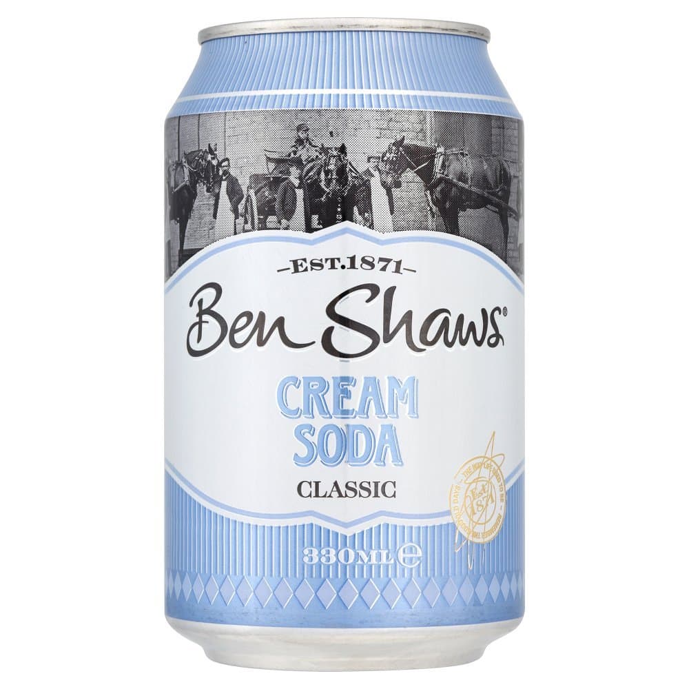 ( 24 Pack ) Ben Shaws Cream Soda Classic 330ml