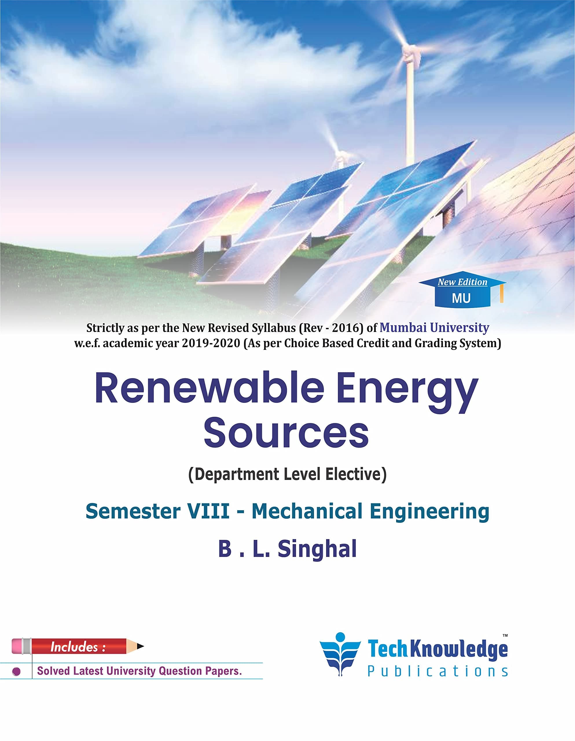 Renewable Energy Source For MU B.E. Mechanical Engineering Sem 7