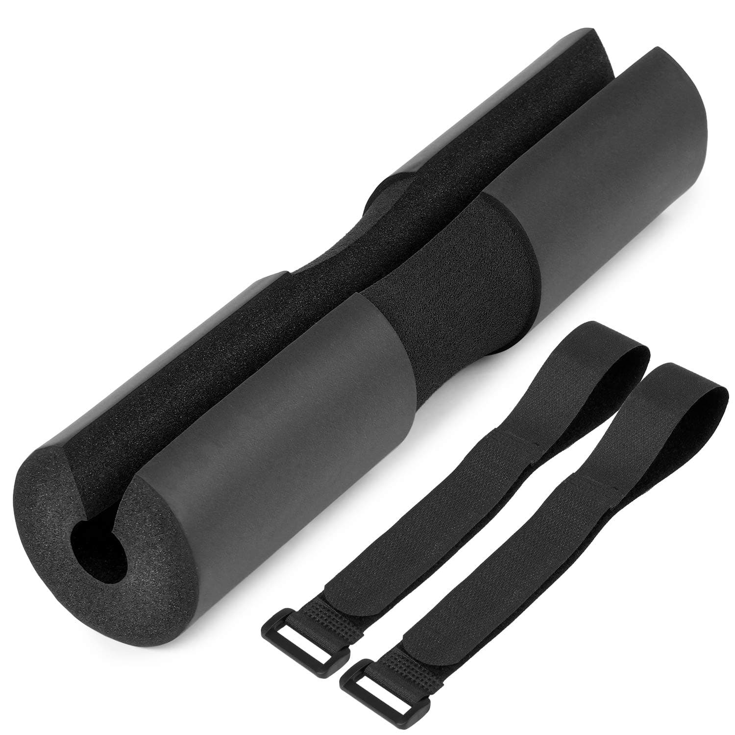 Barbell Squat Pad Neck Shoulder Protective Support With Fixing Straps For Squats Lunges Hip Thrusts Weight Lifting Bar