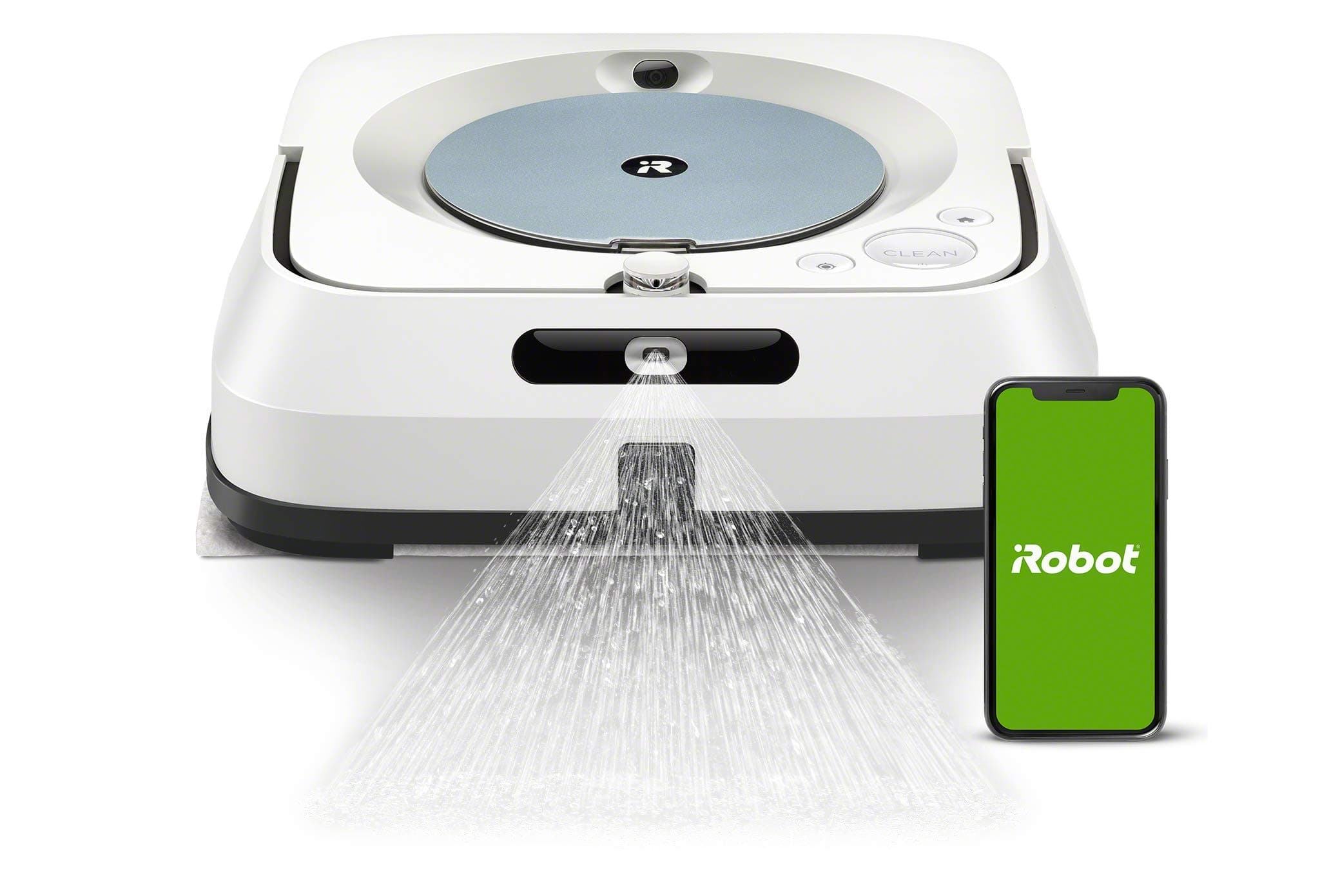 iRobot® Braava jet m613440 Ultimate Connected Robot Mop with Precision Jet Spray - Wet Mopping & Dry Sweeping - Voice Assistant & Imprint Compatibility - Clean by Object - Personalized Suggestions