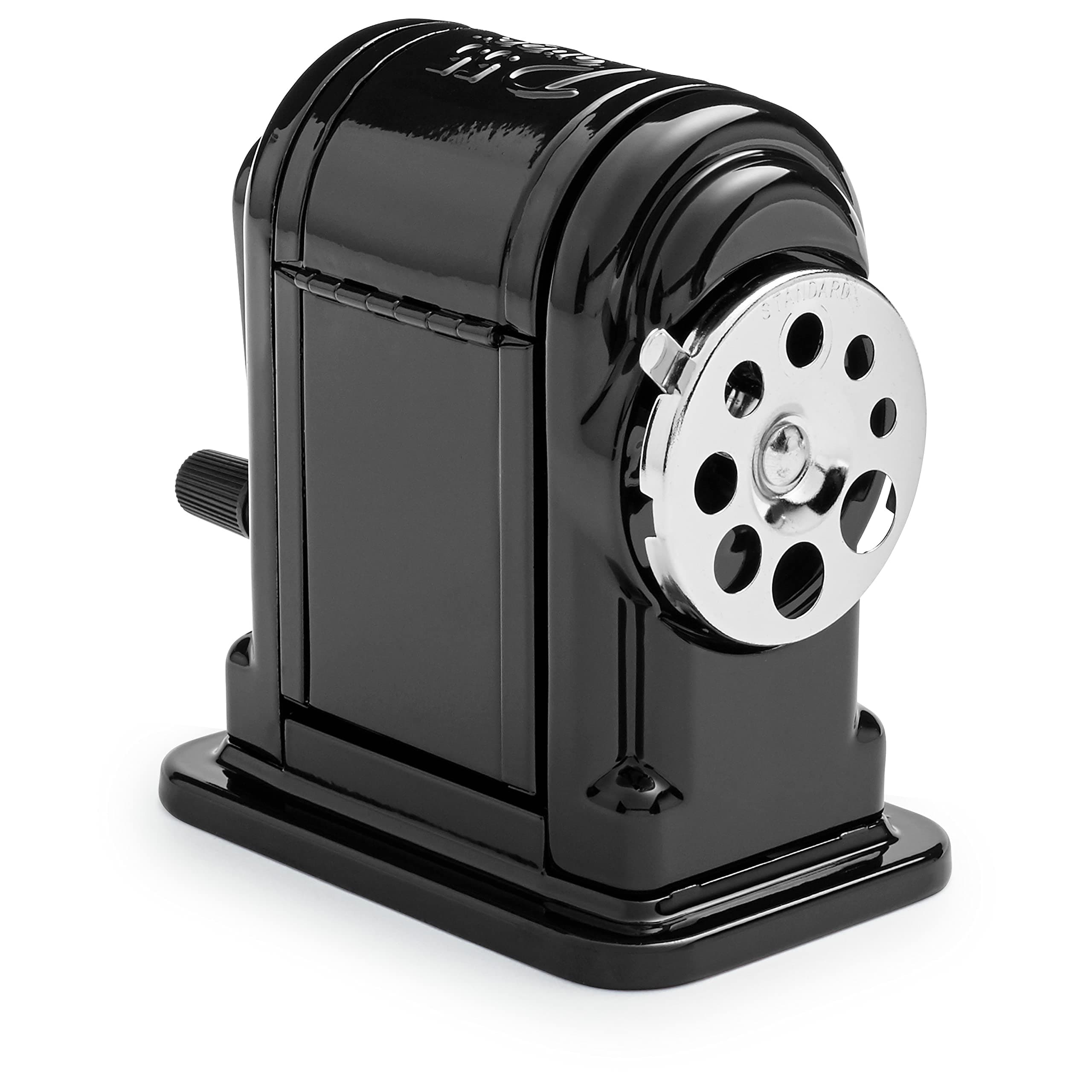 Ranger 55 Classroom Manual Pencil Sharpener, Black, Mountable, Adjustable for 8 Pencil Sizes, 1 Count - Back to School, Teacher Supplies