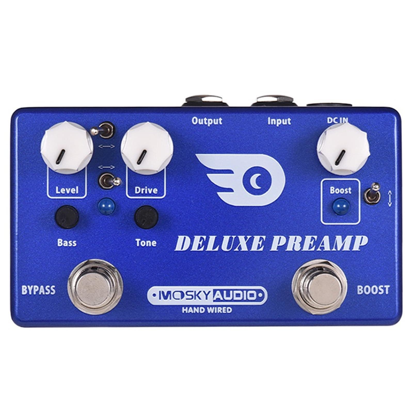 DELUXE PREAMP Multi-Effects Classic Overdrive Boost Effector Electric Guitar Effect Pedal Full Metal Shell True Bypass Guitar Parts Accessories