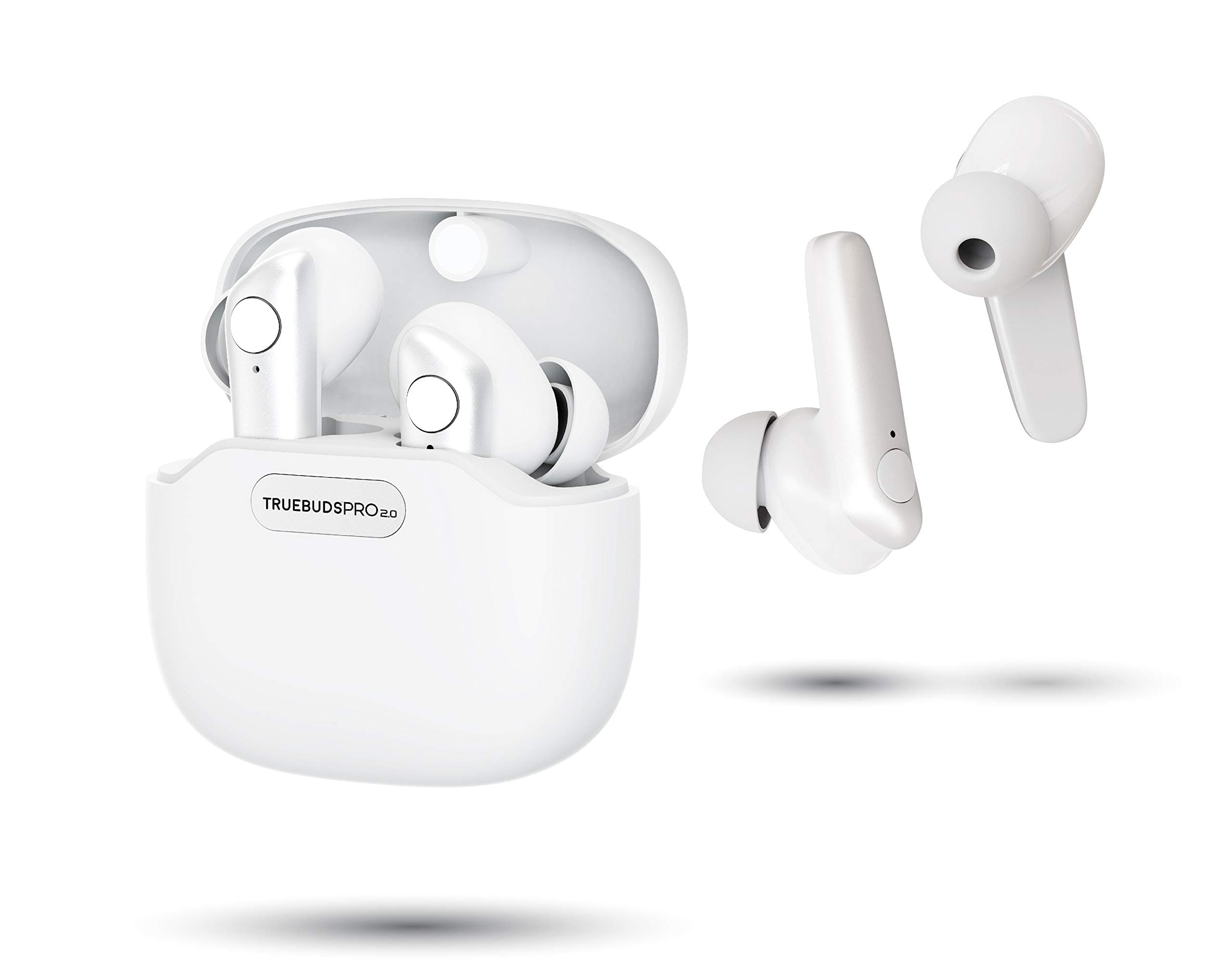 Gabba Goods Truebuds Pro 2.0 5.0 Bletooth with Auto Pair and Auto Turn On/Off, HD Sound, Up to 12 Hours of Playing Time