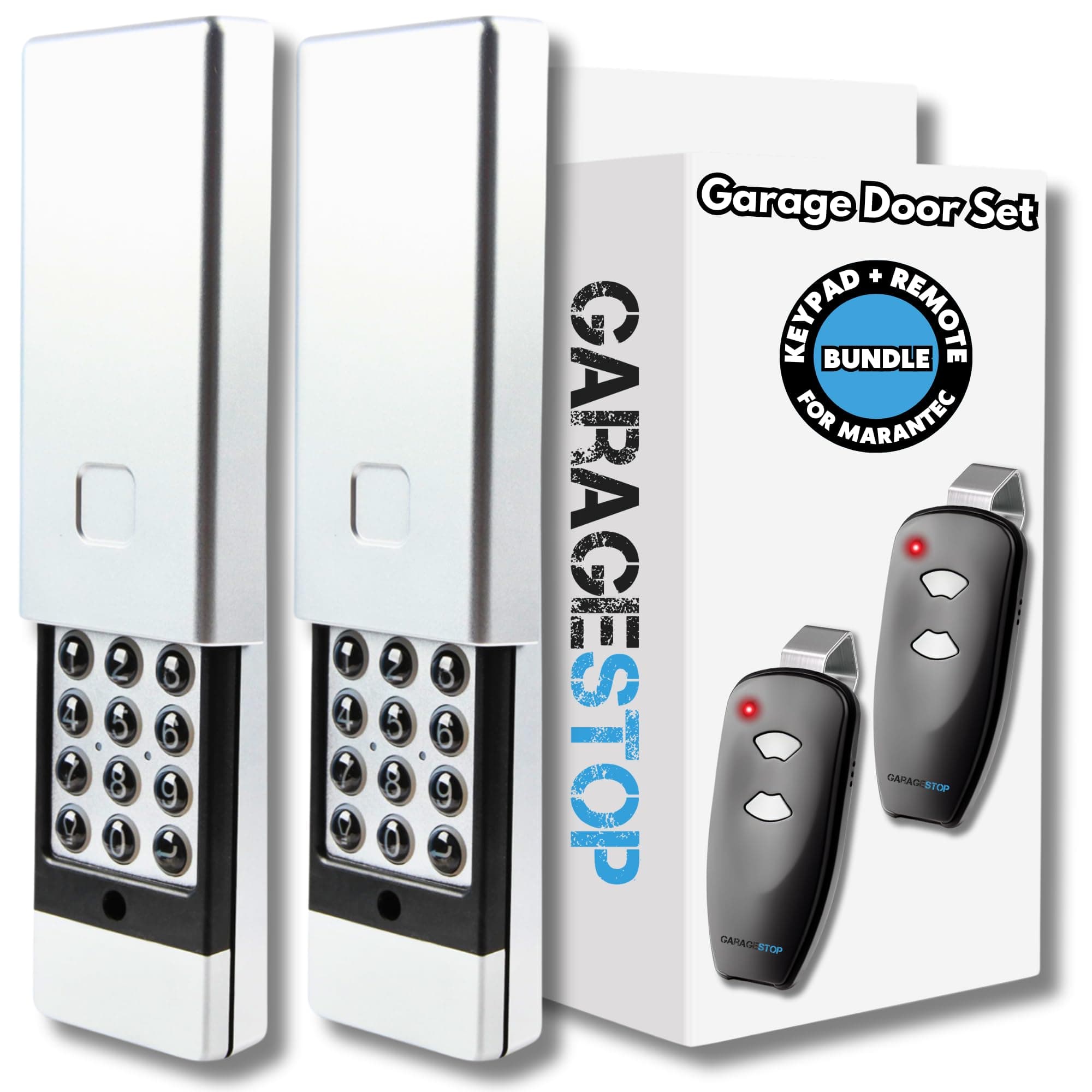 GARAGE STOPfor Marantec Garage Door Keypad & Remote Bundle