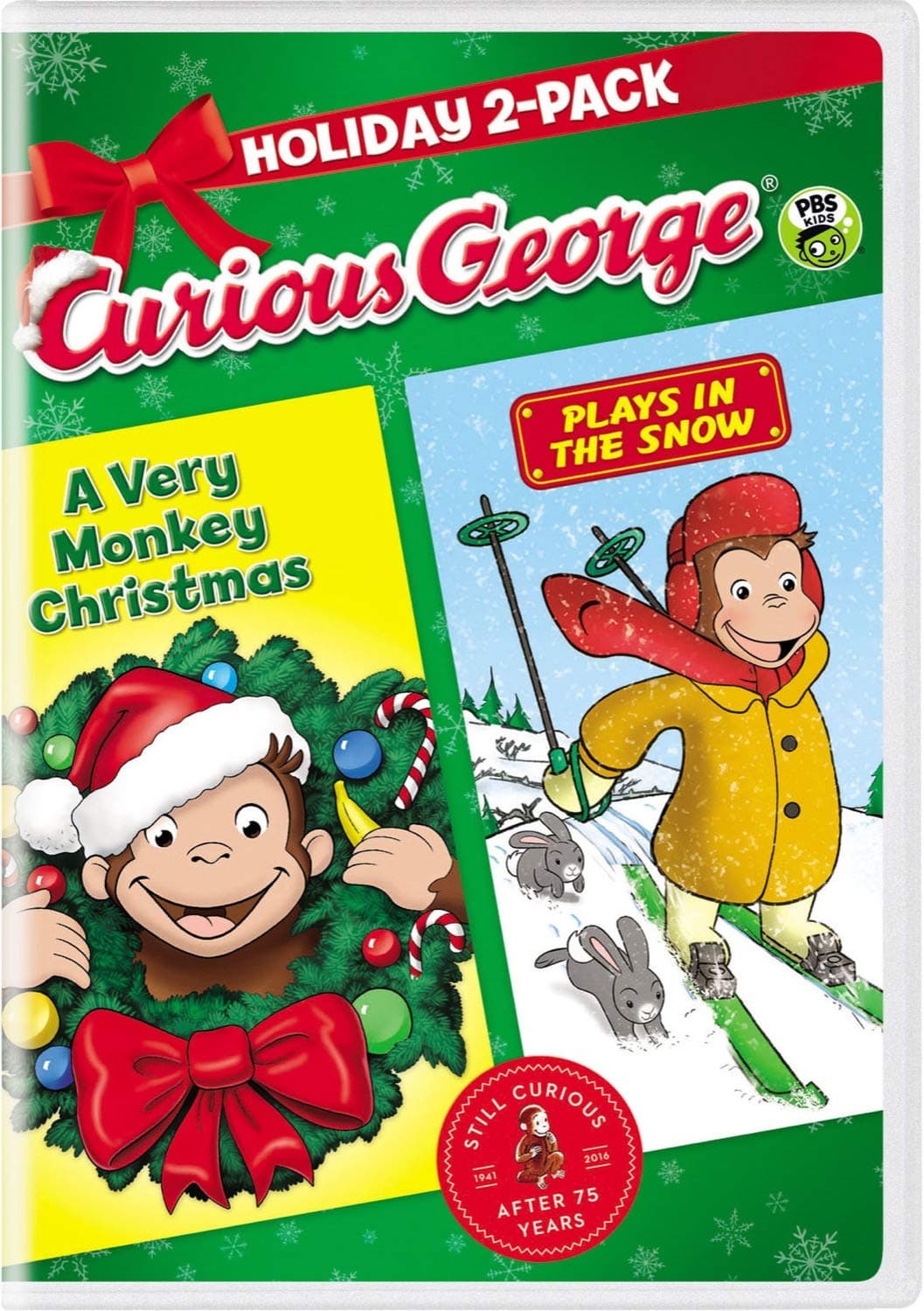 Curious George: Holiday 2-Pack (A Very Monkey Christmas / Plays in the Snow)