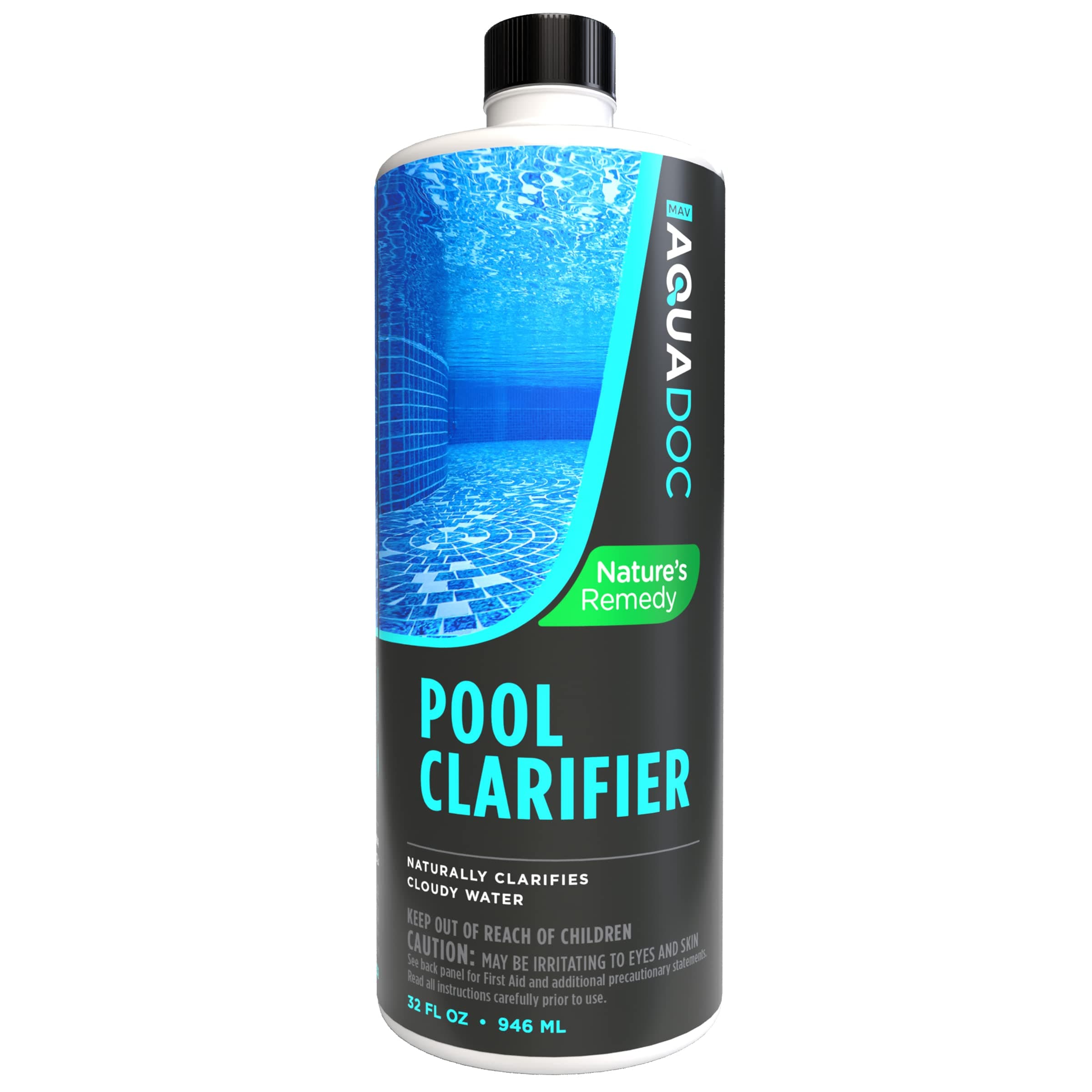 - Ultimate Natural Pool Clarifier - an Eco-Friendly Way to get Clear Pool Water by Removing Cloudy Pool Water - AquaDoc Natural Pool Chemicals