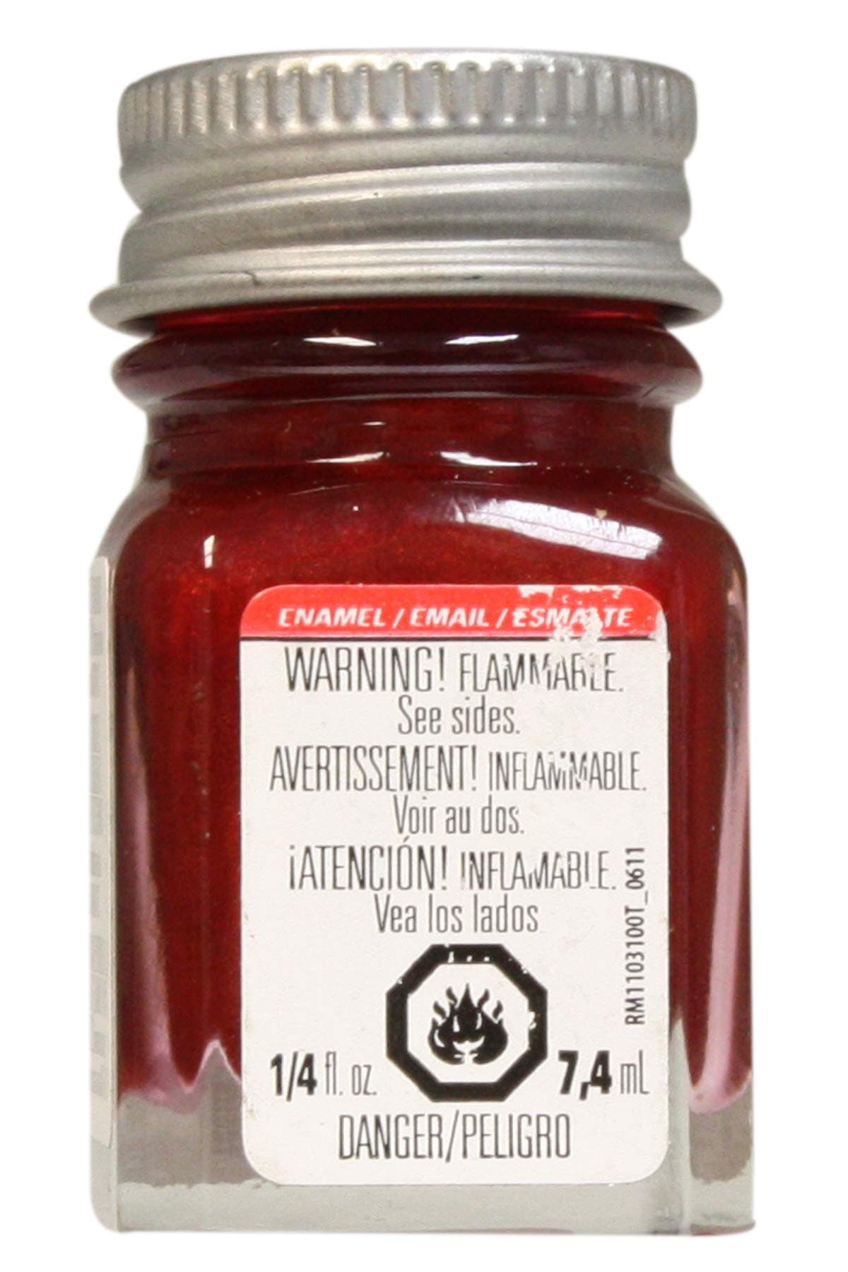 Testors Corp. Enamel 1/4oz Stop Light Red TES1105TT Plastics Paint Enamels