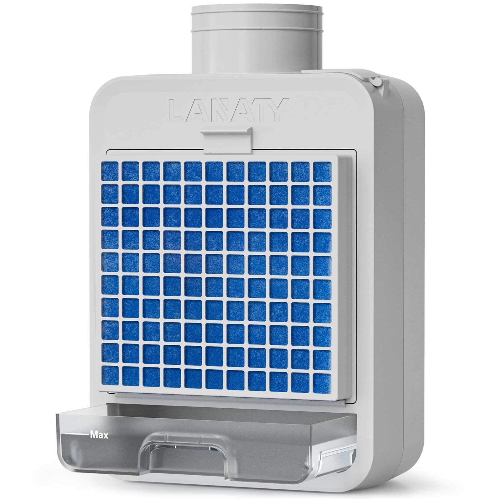 3-in-1 Indoor Dryer Vent, 4Pcs Polyester Filter, Lint Captured Water Drawer, Stainless Steel Screen Filter, Dryer Vent Cleaner Kit with Weight Control Safety Flap, Energy-saving, Improve Air Quality