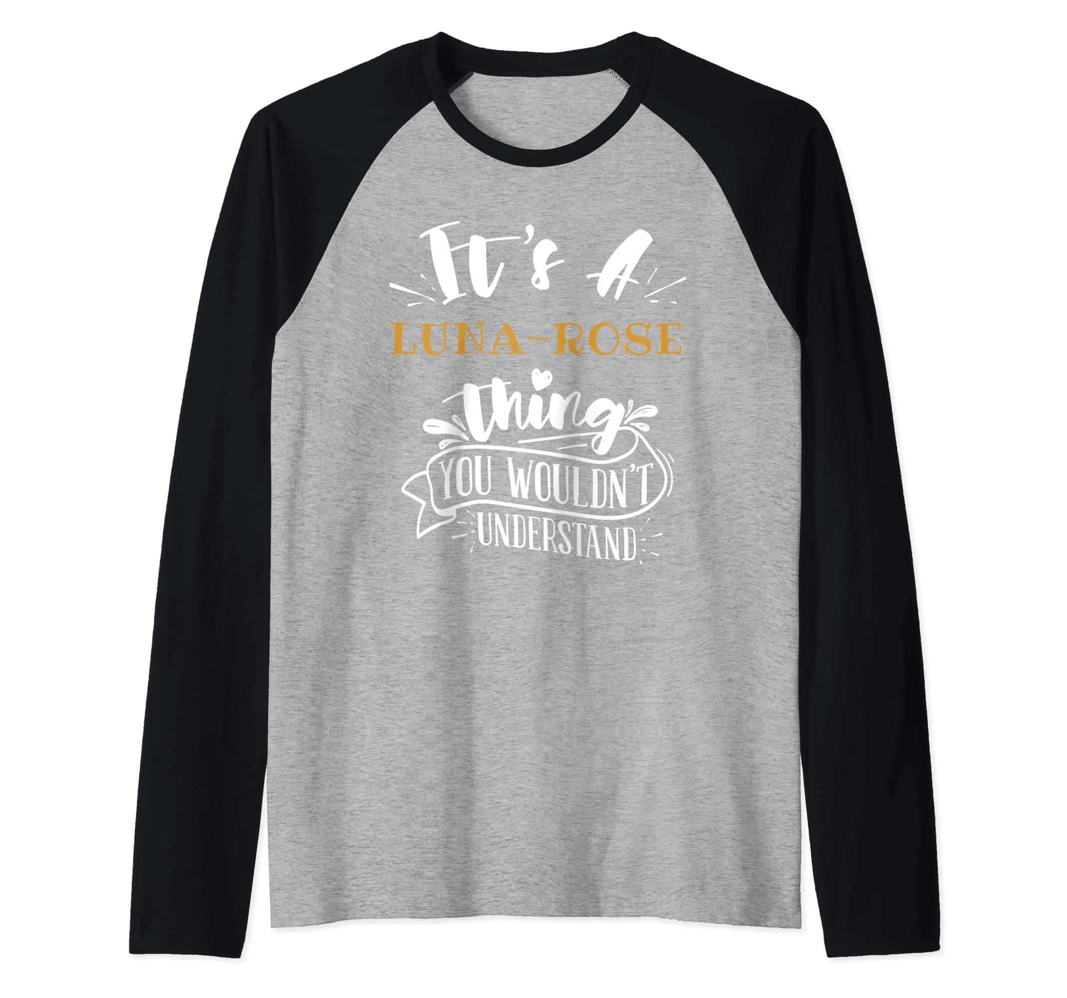 Custom Name Raglan Baseball Tee