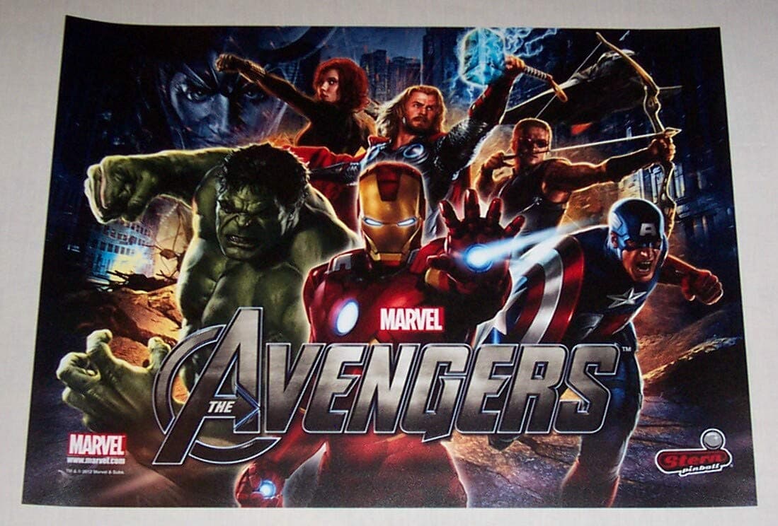 Pinball Translite Stern Avengers Premium