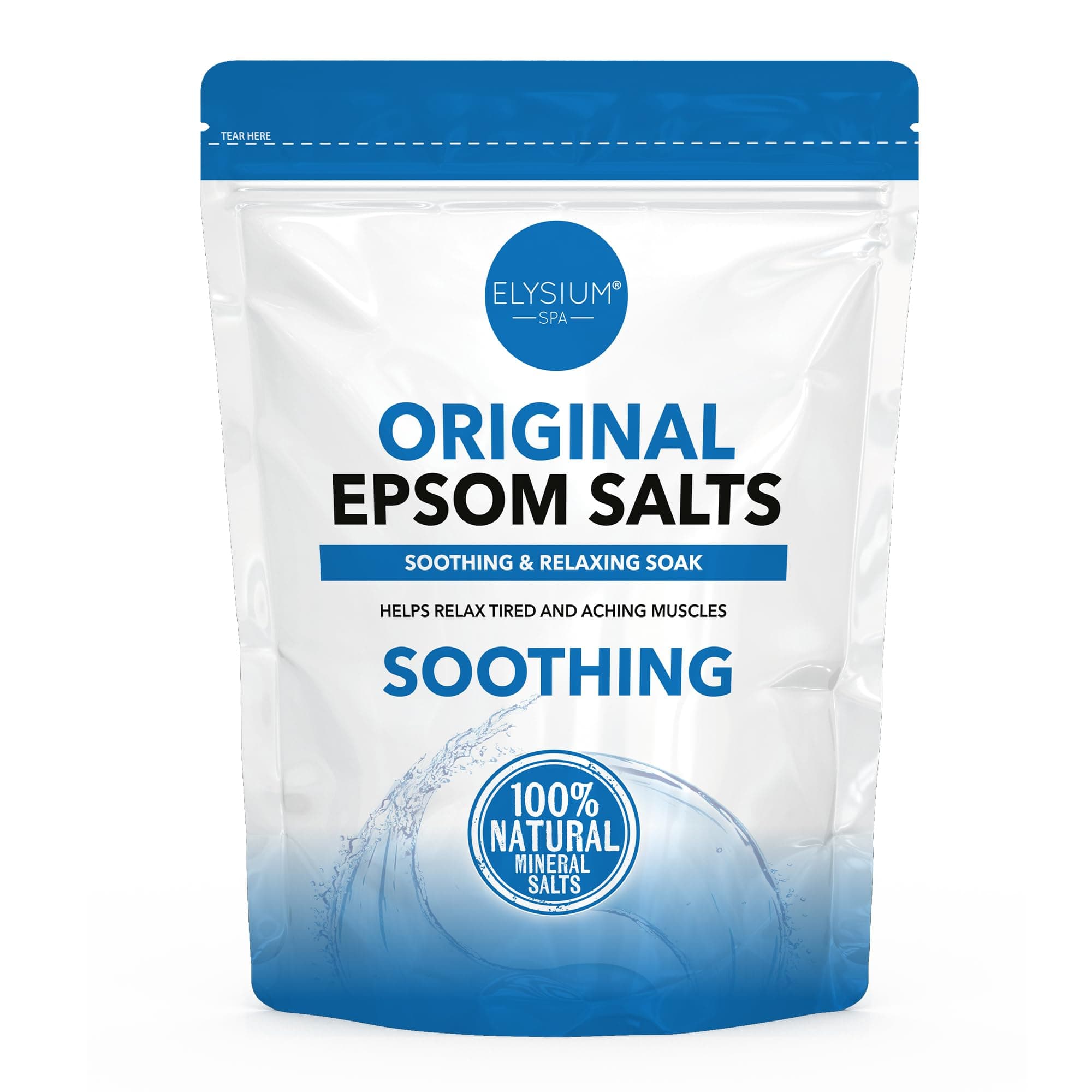 Natural Original Epsom Salts, White, 450 G