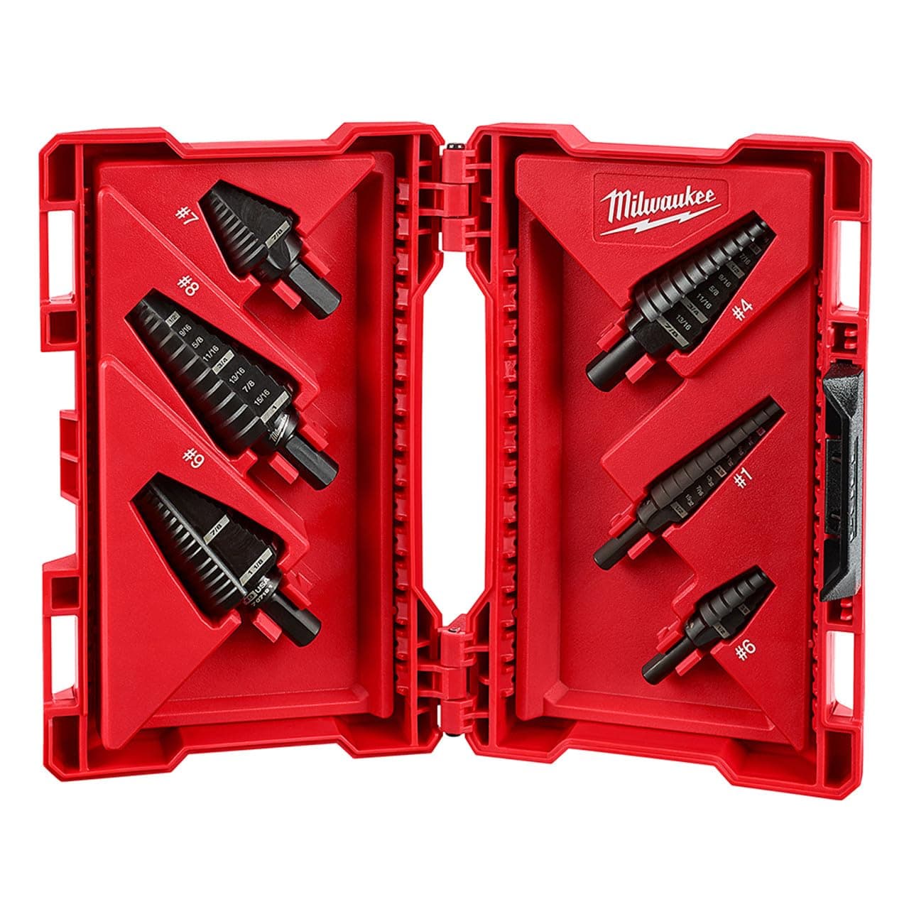Milwaukee 48-89-9224 Step Bit 6-Piece Set (#1, 4, 6, 7, 8, 9)