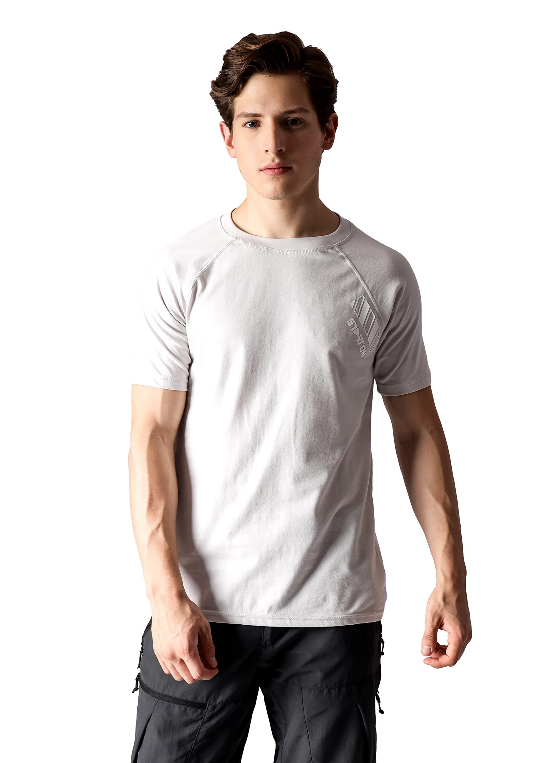 Starton Apparel Smart Slim Fit pre combed cotton (Bio-Washed) 180 GSM Short Sleeve T Shirt for Men (STM-007)