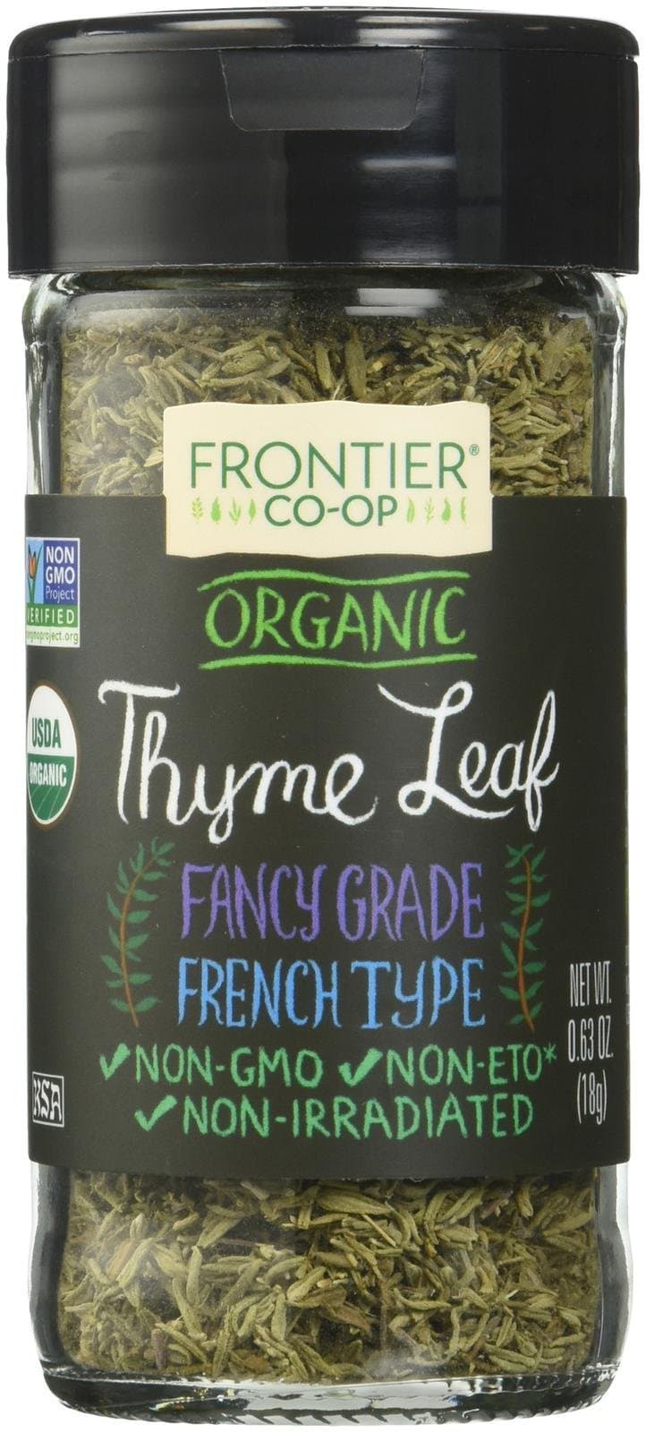 Frontier Organic Thyme Leaf Spice - Flakes - 0.8 Ounces