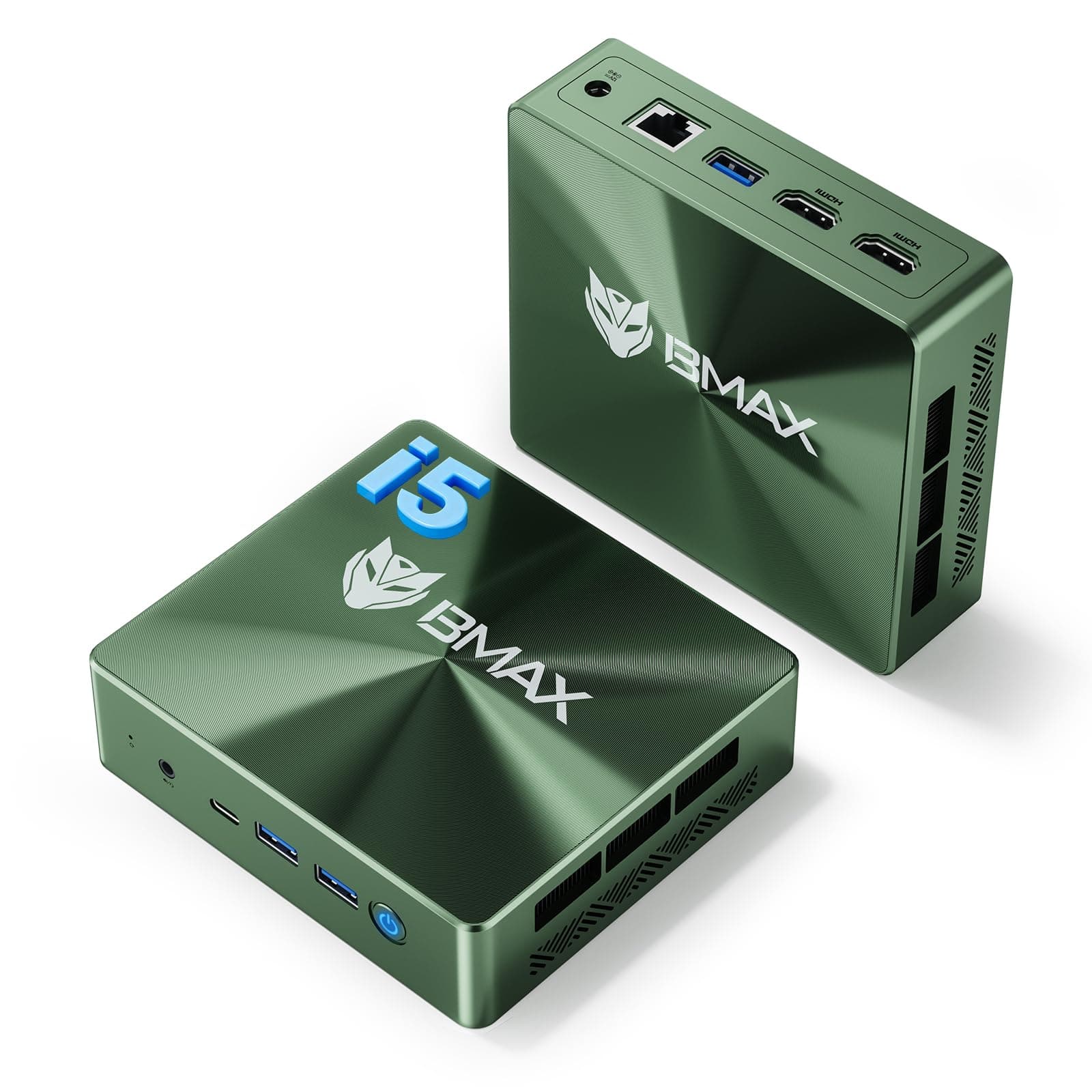 B6 Pro Mini PC 512GB SSD 16GB RAM, Mini Computer (up to 3.5 GHz), Small Desktop Computers Win-11 Pro Support 4K UHD Three Screen Displays/HDMI 2.0/LAN/Dual-Band WiFi