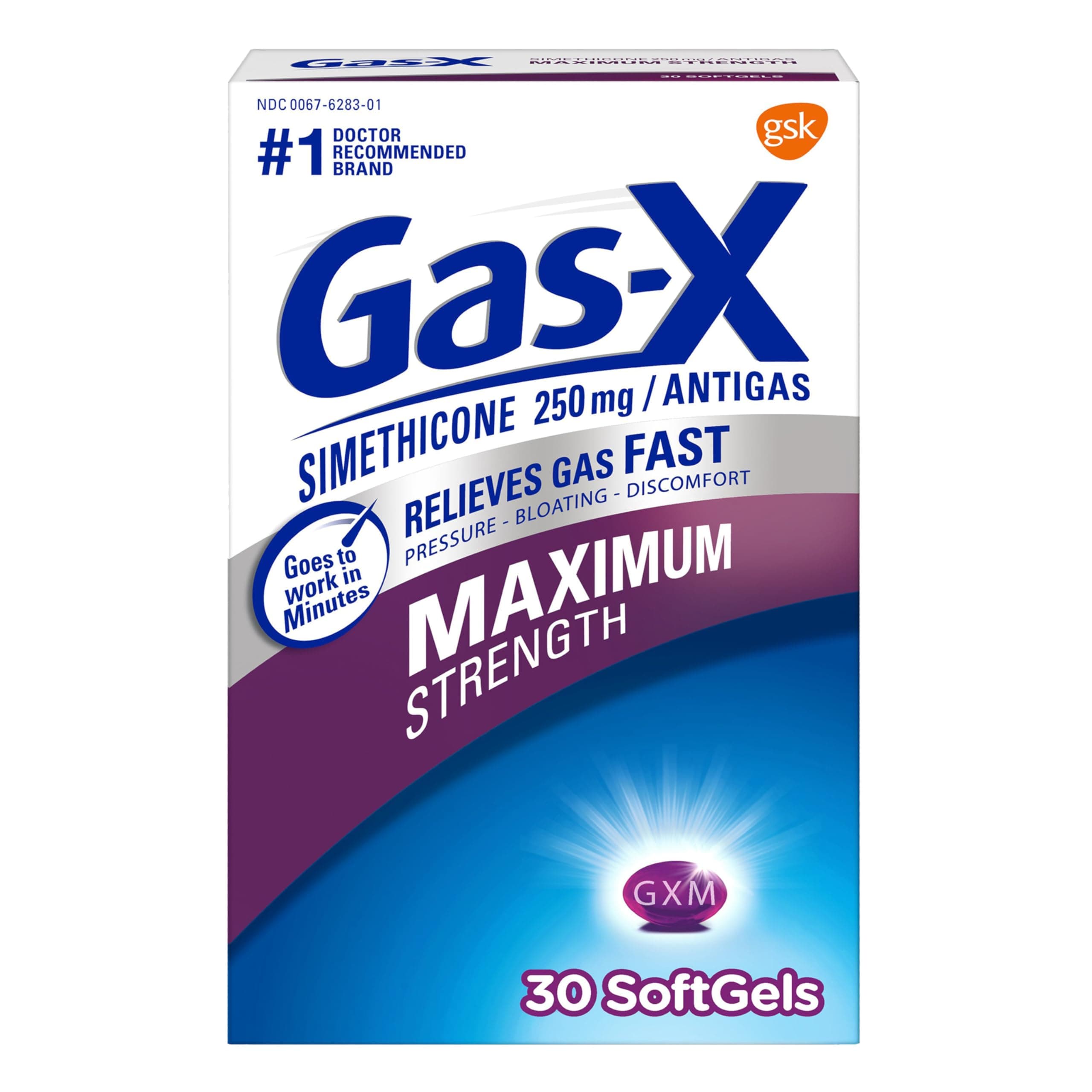 Maximum Strength Softgels for Fast Gas Relief, 30ct