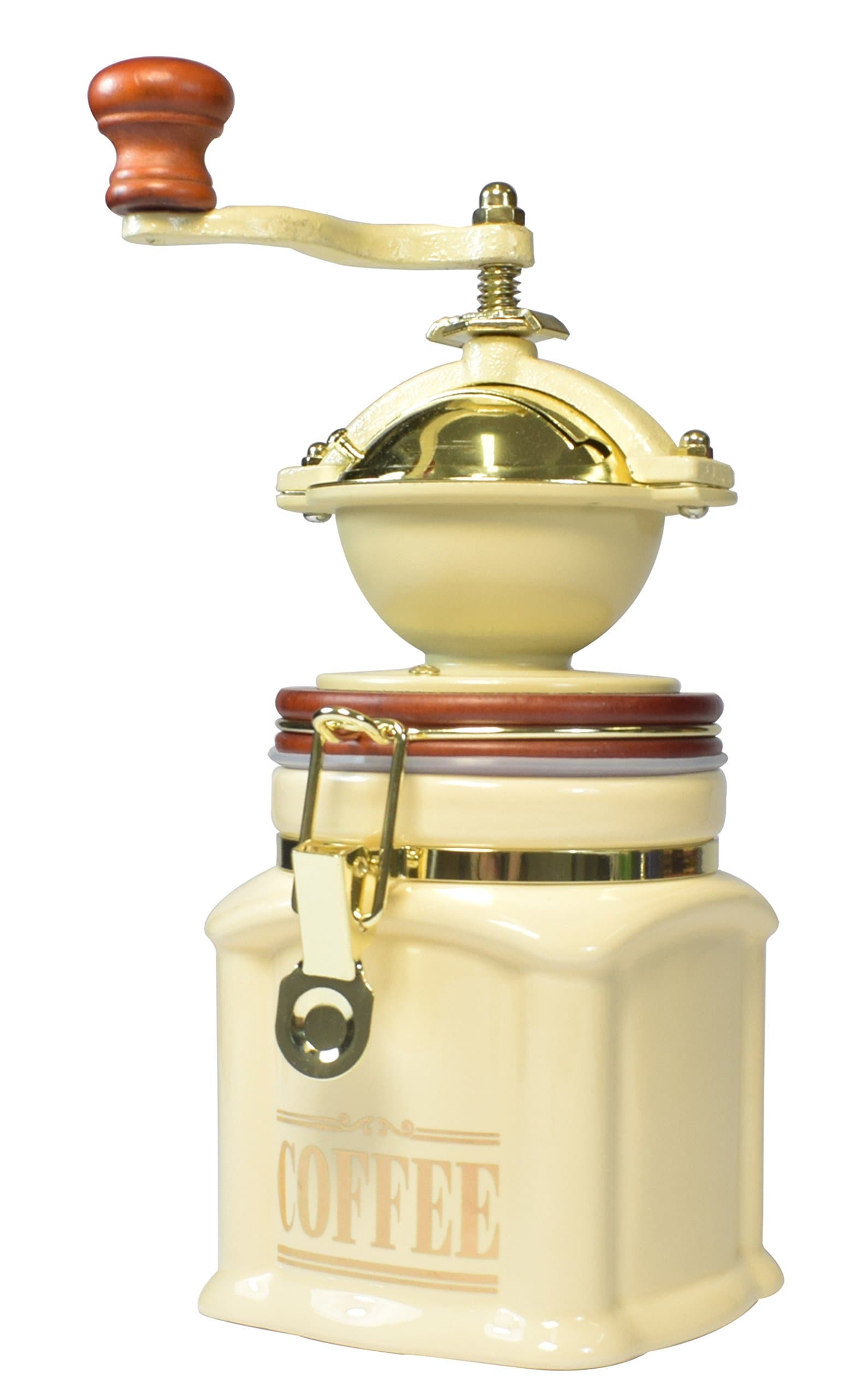 Bisetti Vivalto Coffee Grinder, Cream