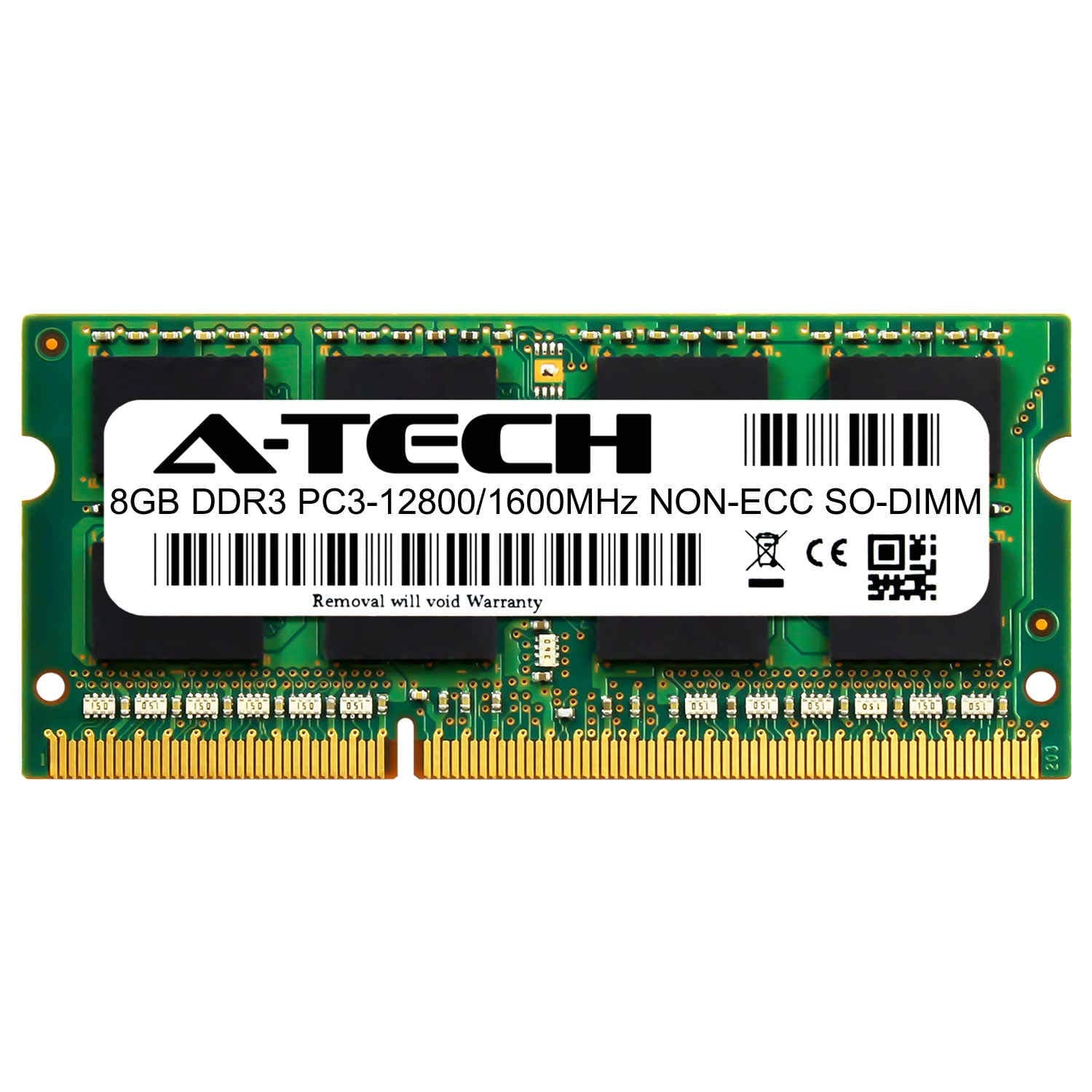 A-Tech Components 8GB Module for HP 20-c023w All-in-One Compatible DDR3/DDR3L 1600MHz PC3-12800 Non-ECC SODIMM 1.35V - Single Laptop & Notebook Memory RAM Stick (ATMS275390A12351X1)