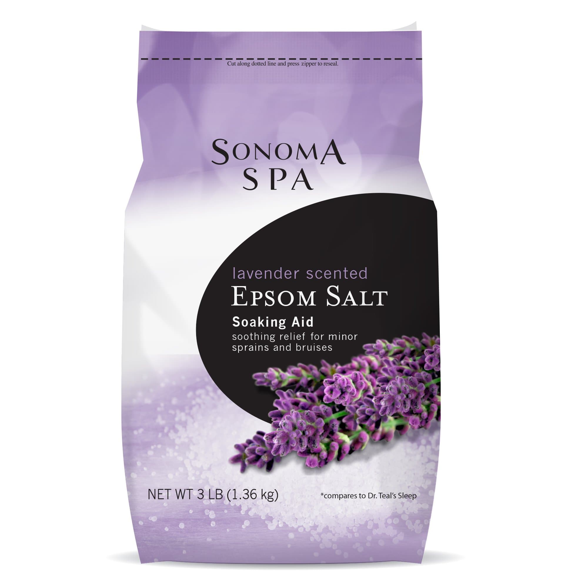 Sonoma Spa Scented Epsom Salt, Lavender