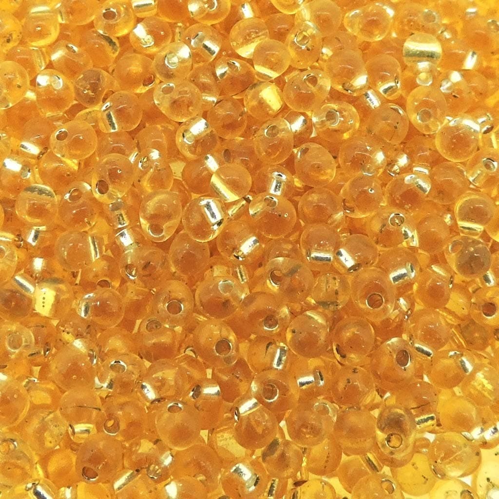 Miyuki Drop Beads 2.8mm 9 Gram Tube Silver Lined Gold