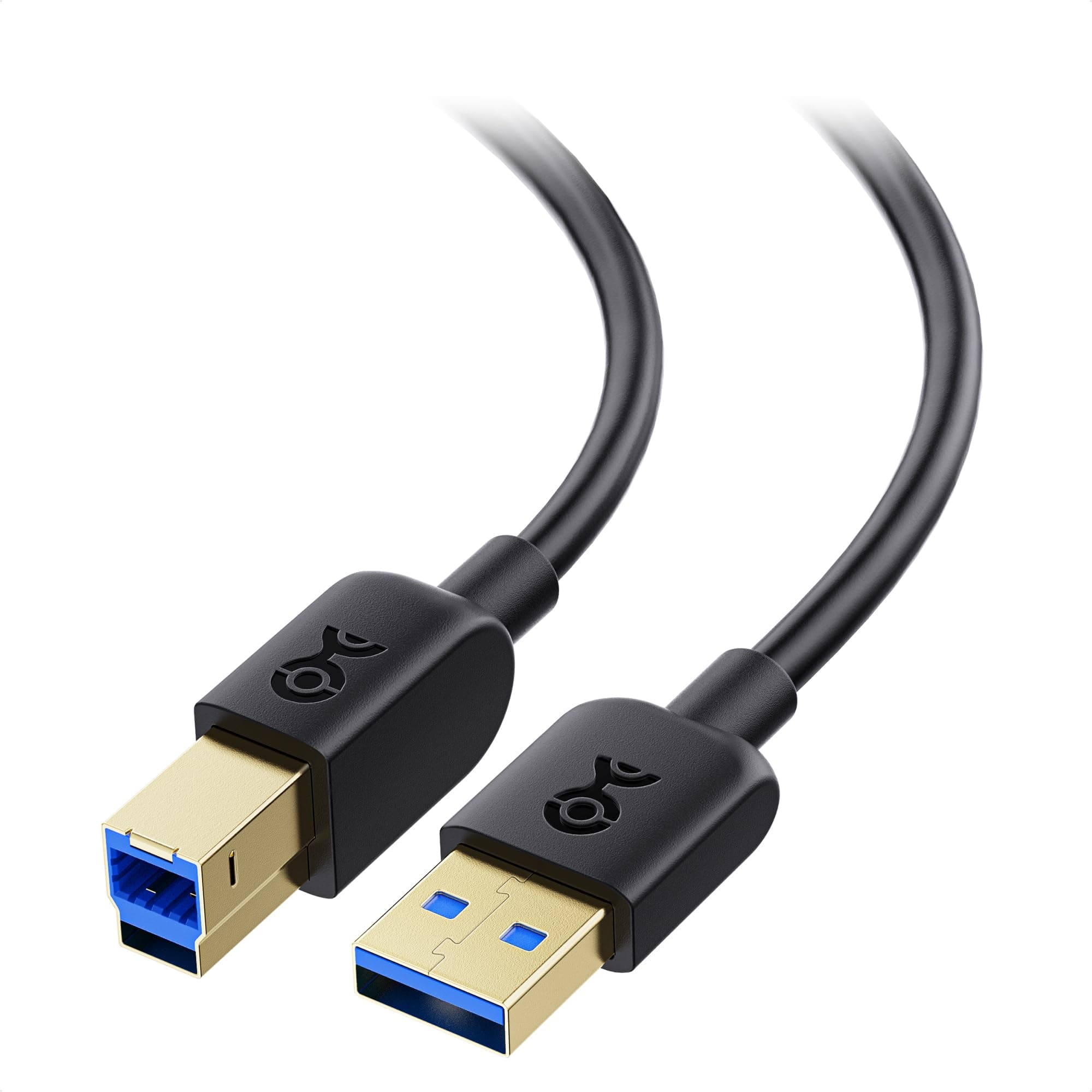 Cable Matters 1m USB 3.0 A to B Black Cable for External Hard Drives, Enclosures, Scanners, Hubs, Docking Stations, Monitors and Port Replicators