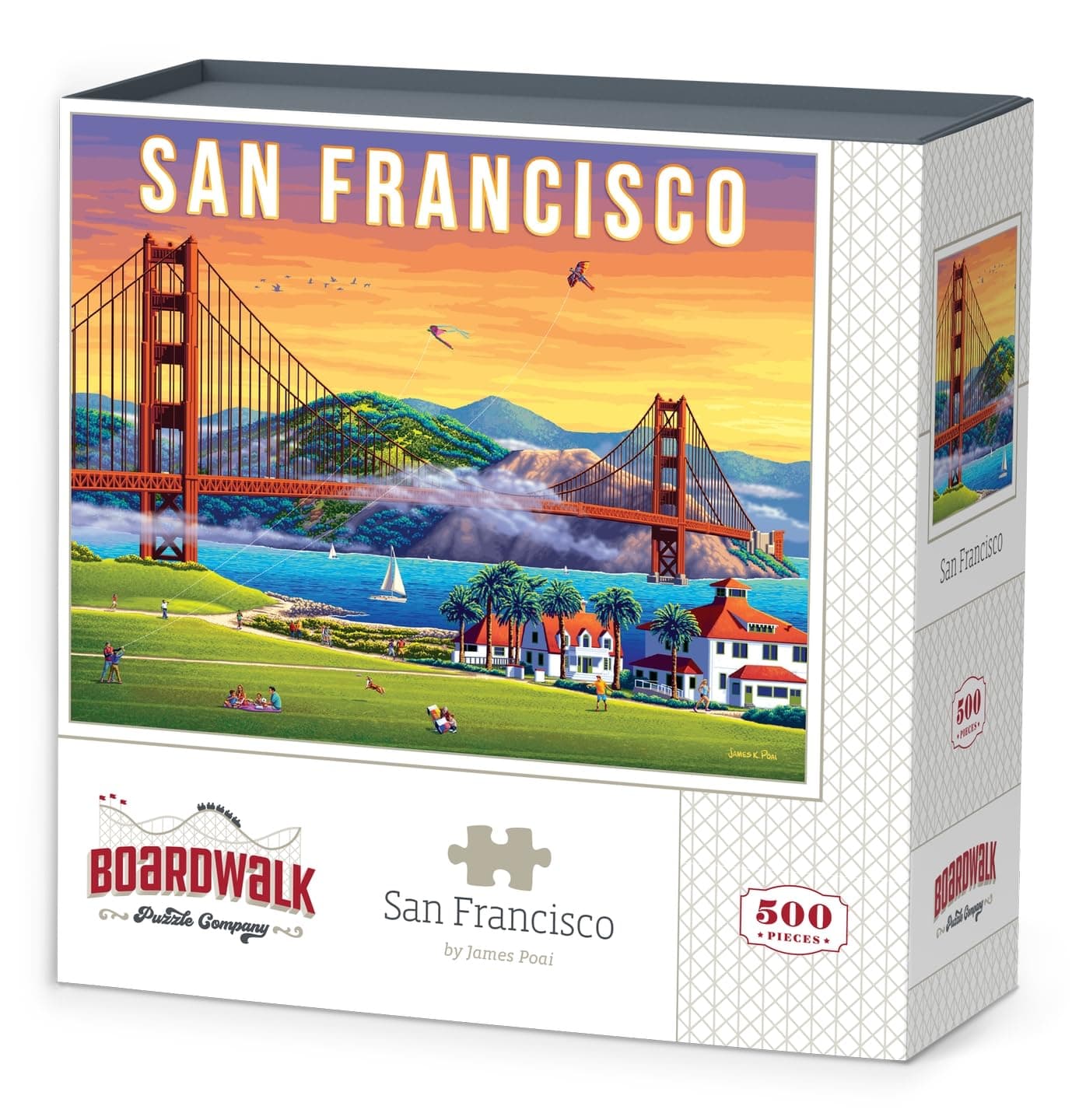 D·O·W·D·L·E San Francisco by Boardwalk - 500 Piece Jigsaw Puzzle