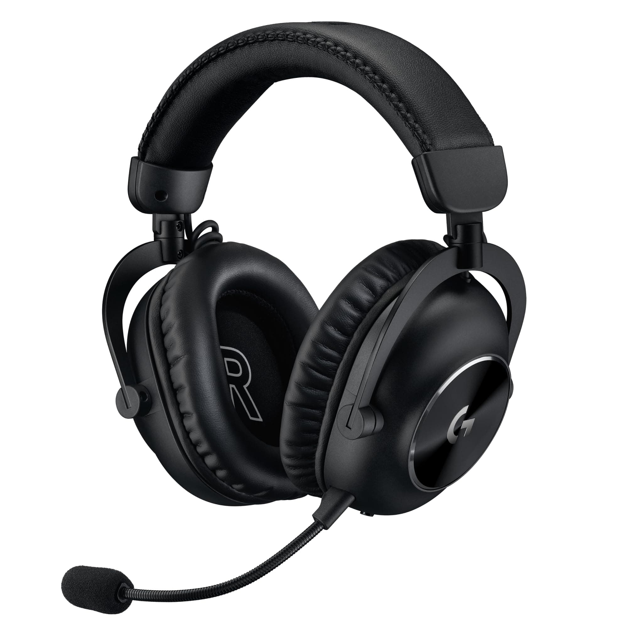 Logitech G PRO X 2 Lightspeed Wireless Gaming Headset, Detachable Boom Mic 50mm Graphene Driver, DTS:X Headphones 2.0-7.1 Surround, Bluetooth/USB/3.5mm Aux, PC, PS5, PS4, Nintendo Switch - Black