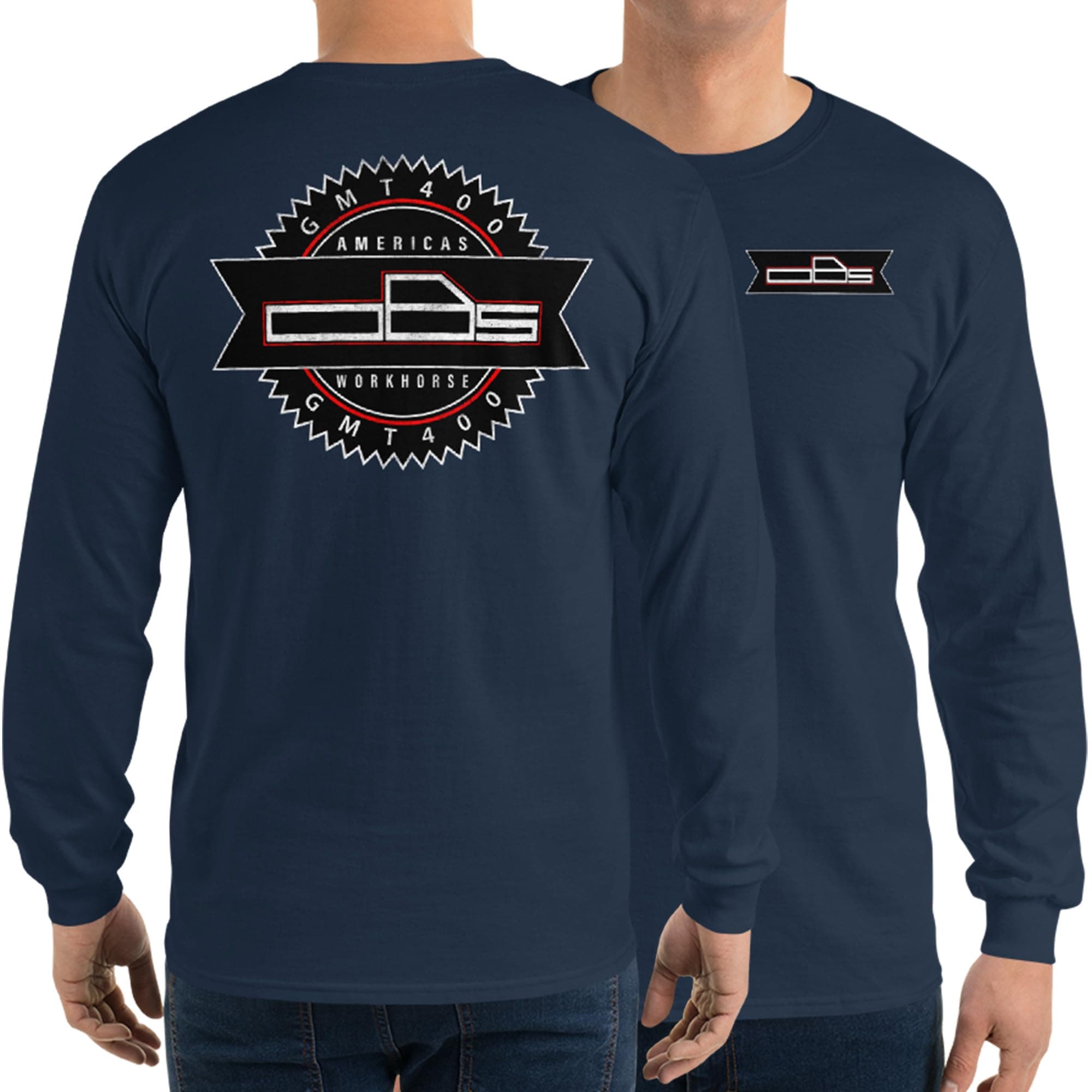 Aggressive Thread OBS GMT400 Long Sleeve T-Shirt Black