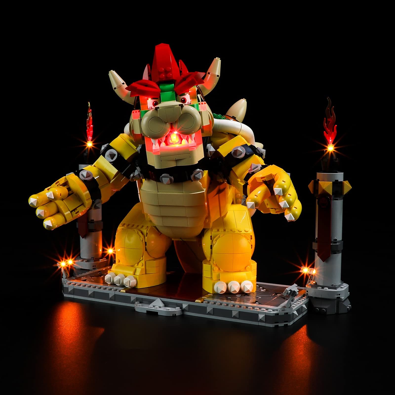 LIGHTAILINGLight for 71411 The Mighty-Bowser - Led Lighting Kit Compatible with Building Blocks Model - NOT Included The Model Set