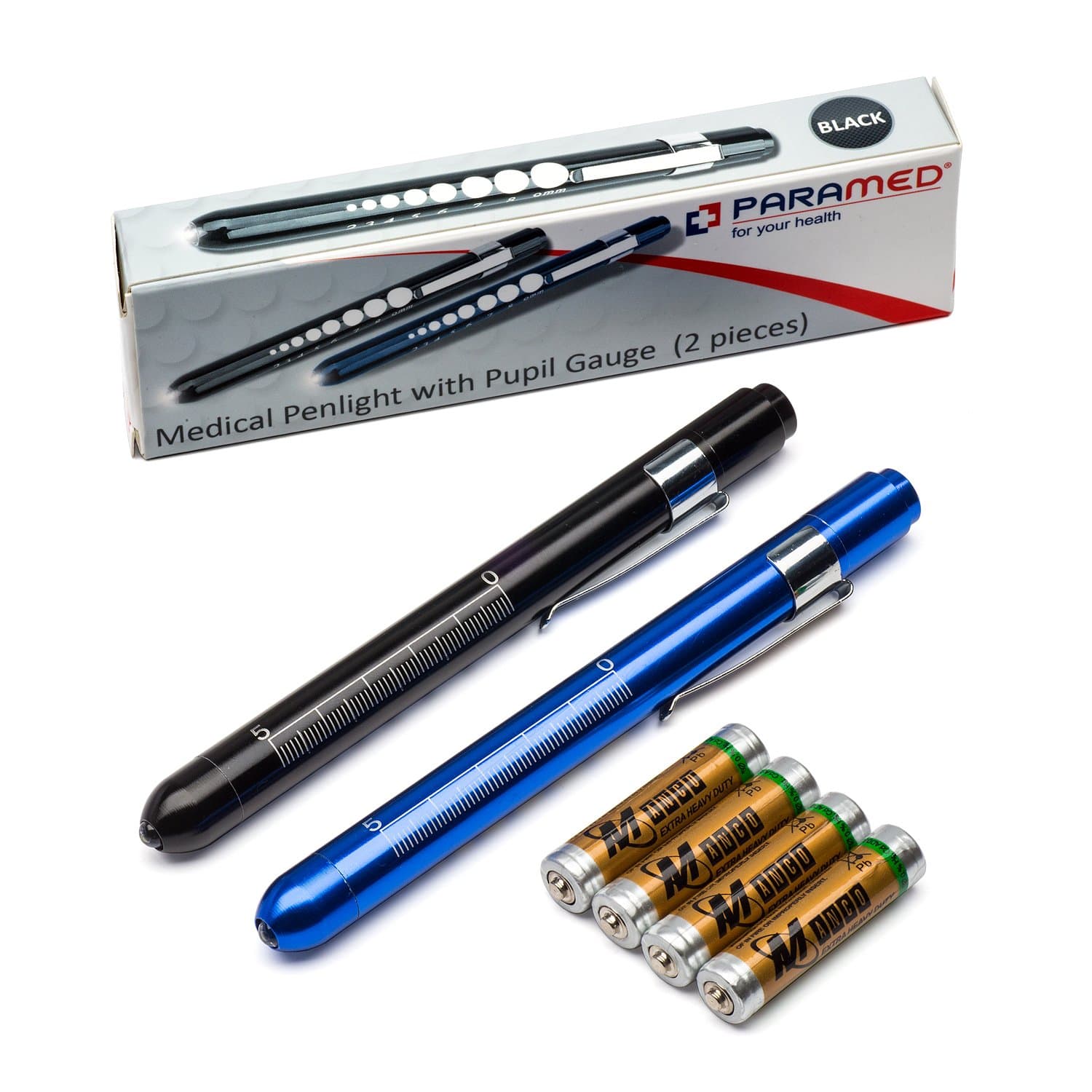 PARAMED Led Penlight 2 pcs Black and Blue