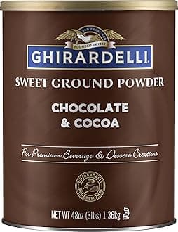 Ghirardelli Chocolate Sweet Ground Chocolate and Cocoa for Baking Desserts (3lbs)