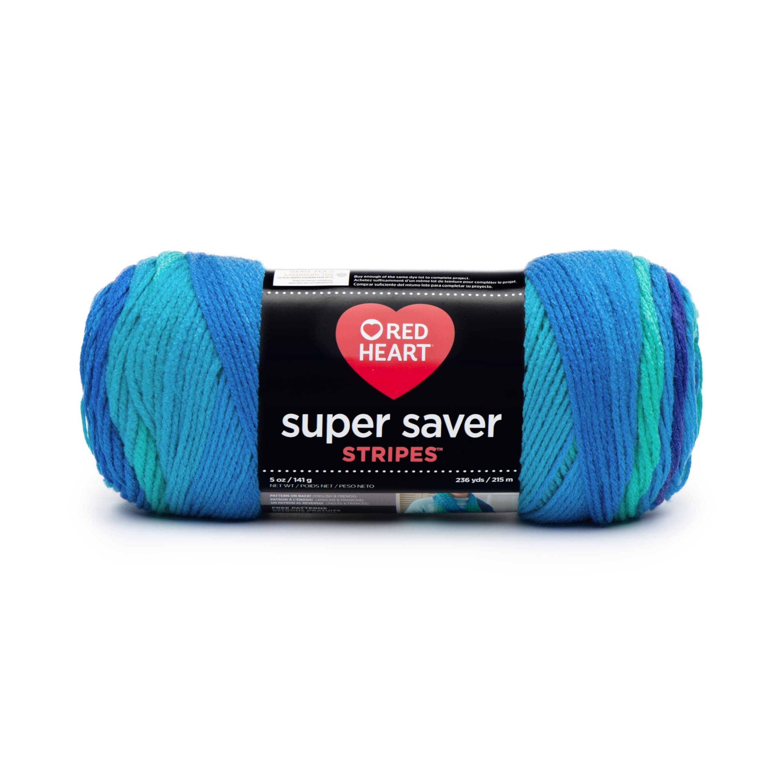 RED Heart Super Saver Yarn, Stripe - Cool
