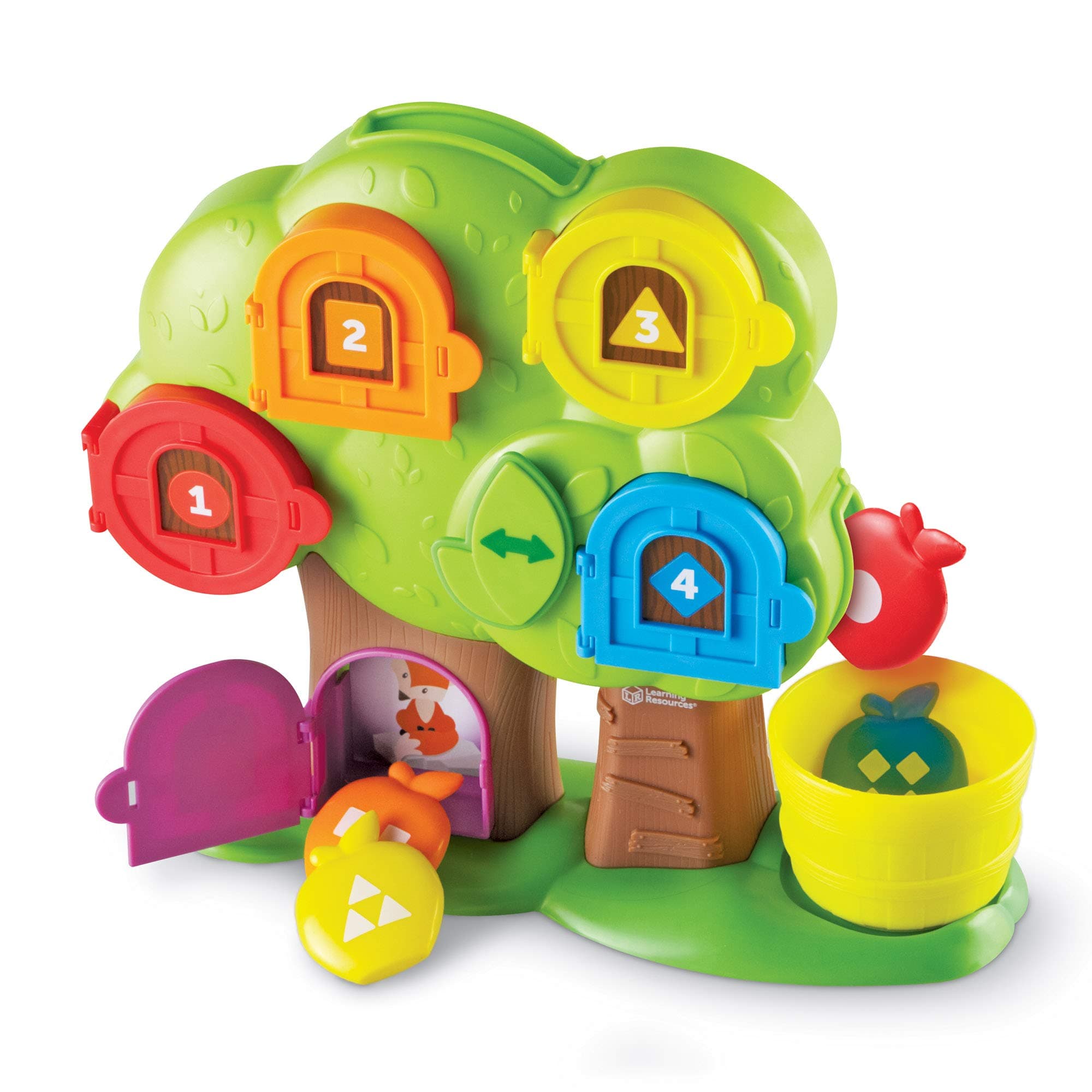 Learning Resources Hide and Seek Treehouse,Multicolor Pack of 7 Pcs