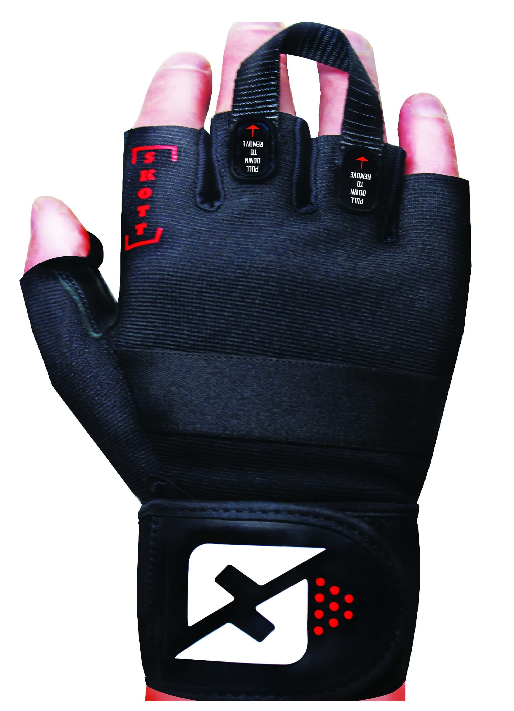 Evo 2 Weightlifting Gloves with Integrated Wrist Wrap Support-Double Stitching for Extra Durability-Get Ripped with The Best Body Building Fitness and Exercise Accessories