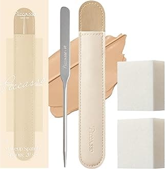 Makeup Spatula + Sponge 2P Set For Makeup