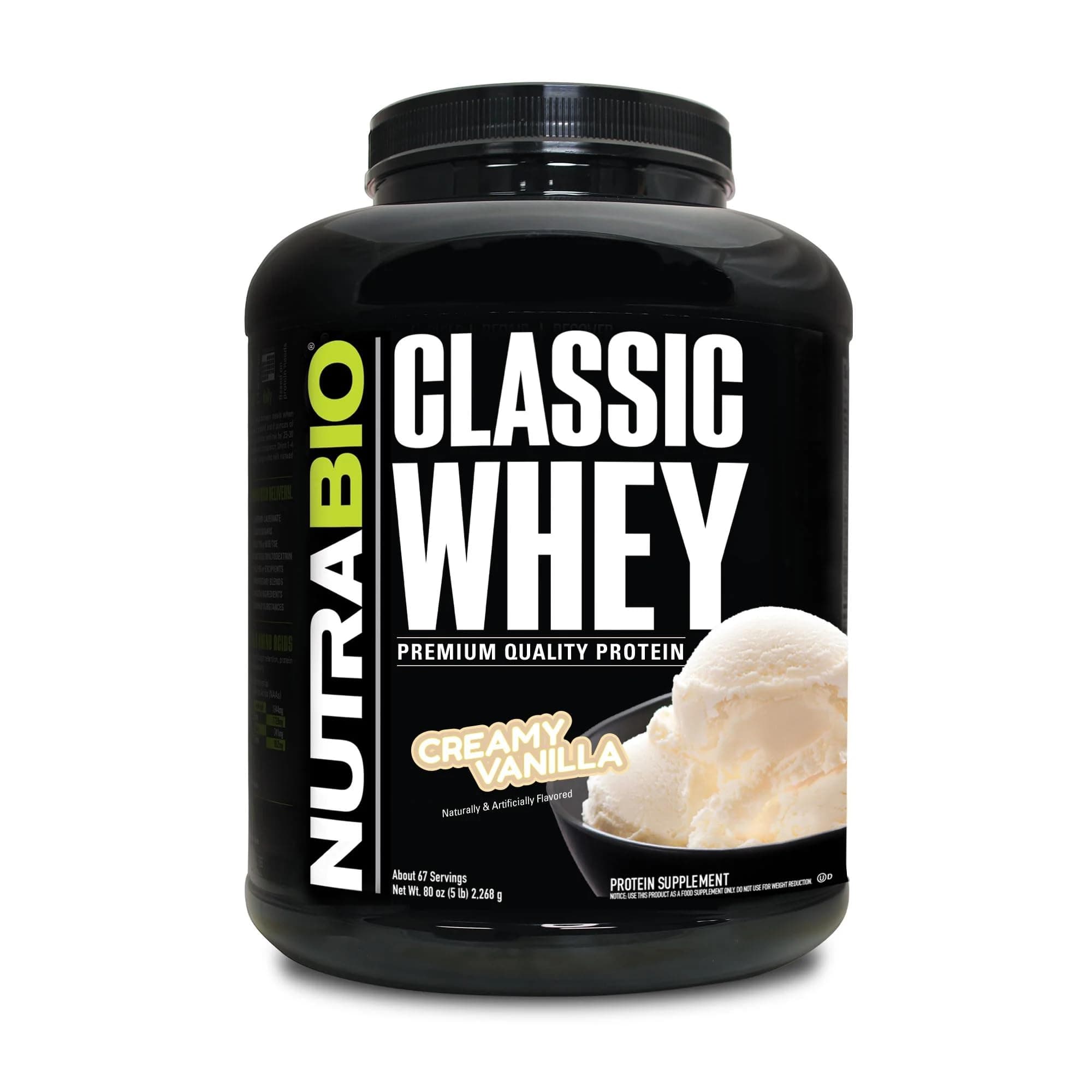 Whey Protein Concentrate (Vanilla) - 5 Pounds