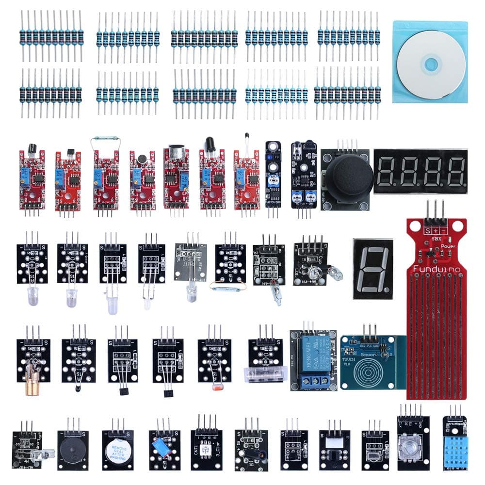 39 in 1 Sensor Modules Kit with Analogy-Hall sensor Module, PDF Tutorial, Relay Module for Arduino UNO R3 Raspberry Pi 3 2 Mega Due Nano Arduino Programming