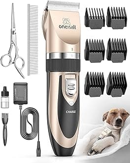 oneisall Professional Low Noise Dog Clippers for Dogs Grooming Dogs Cats Animals Clippers